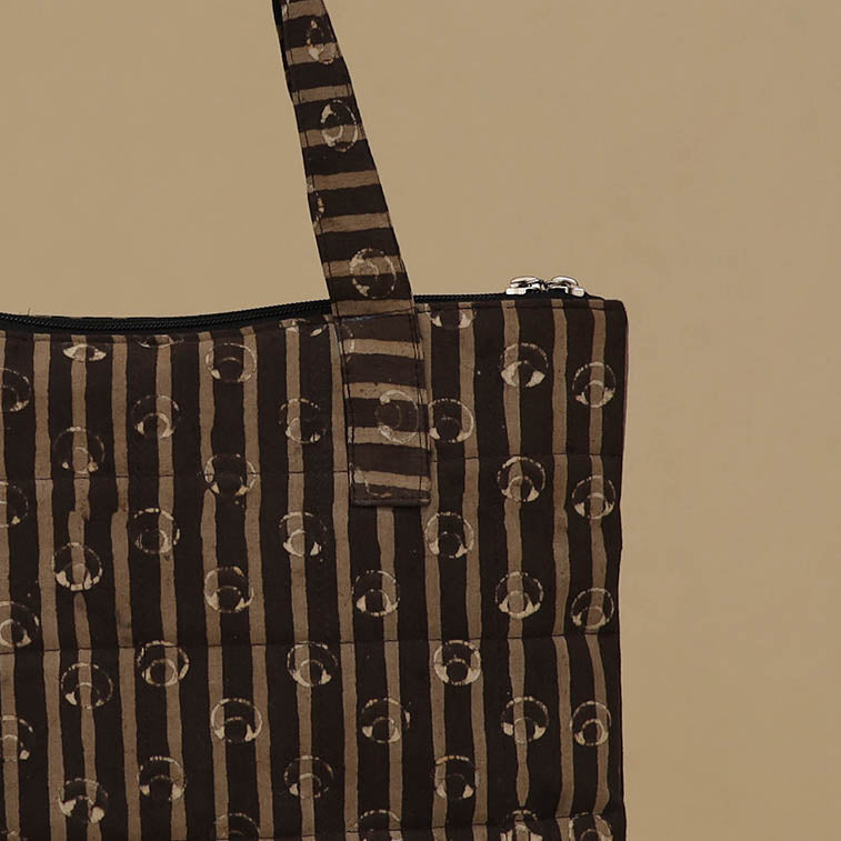 Handcrafted Cotton Quilted Handbag 02