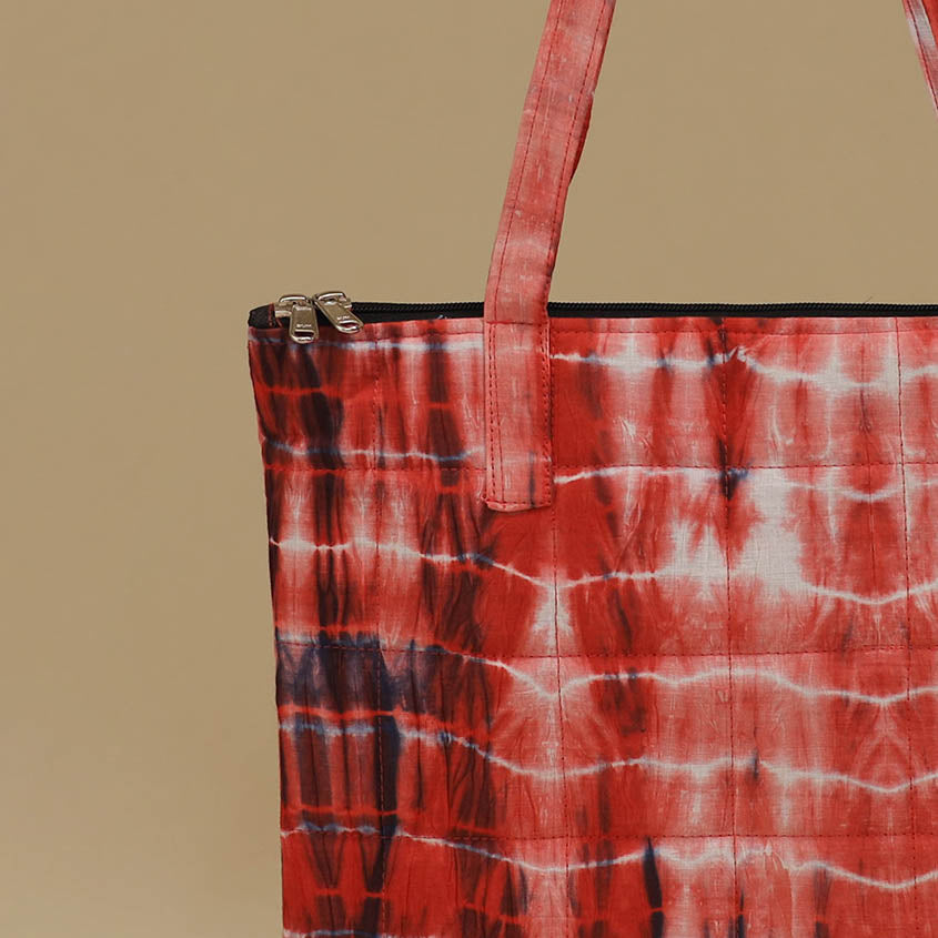 Handcrafted Cotton Quilted Handbag 33
