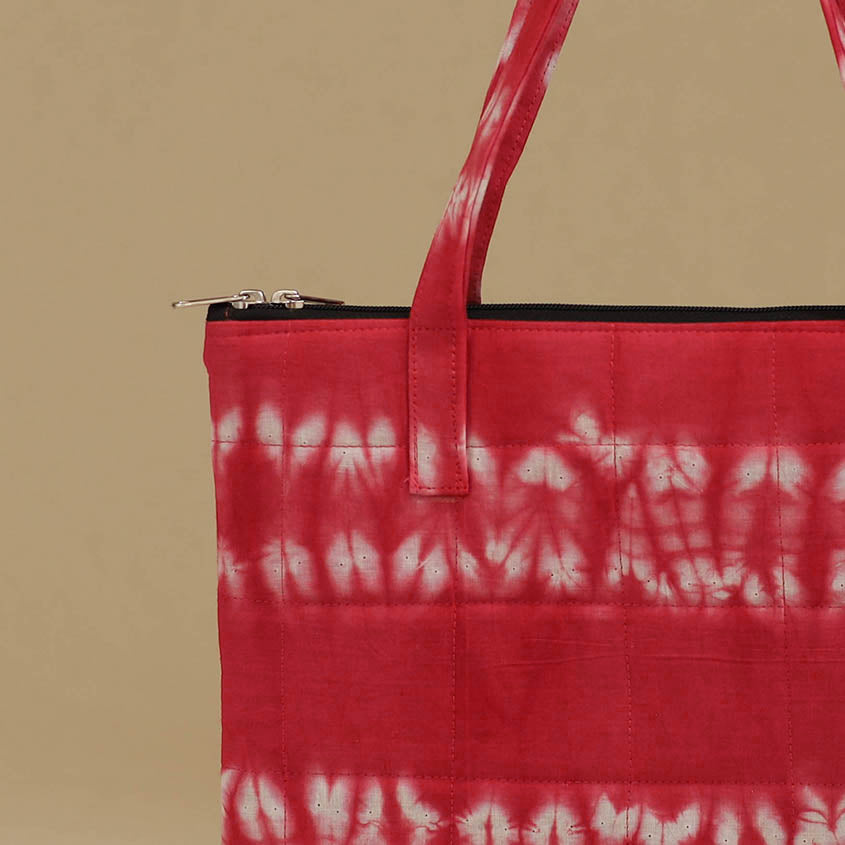 Handcrafted Cotton Quilted Handbag 41