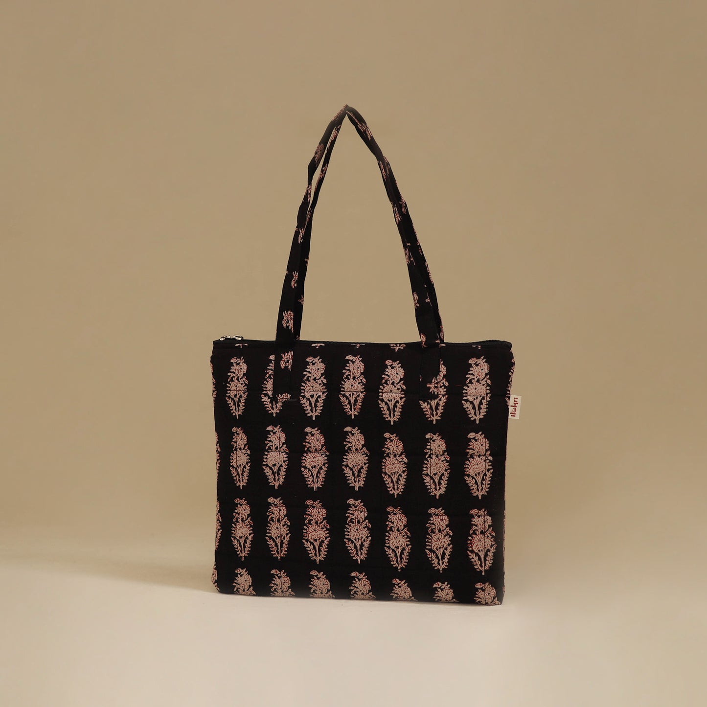 Handcrafted Cotton Quilted Handbag 01