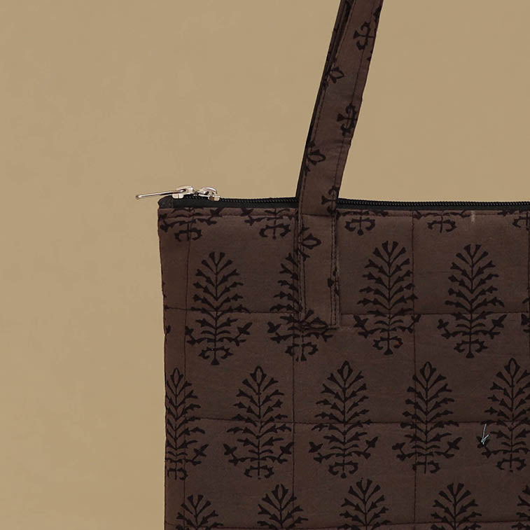 Handcrafted Cotton Quilted Handbag 04