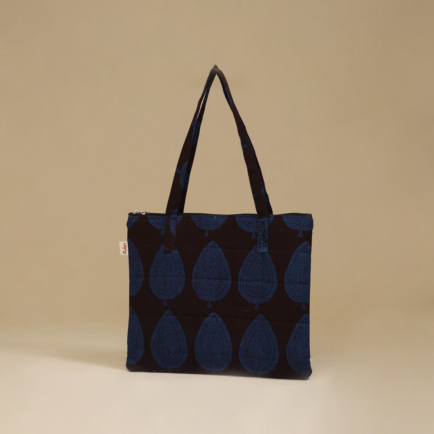 Handcrafted Cotton Quilted Handbag 07