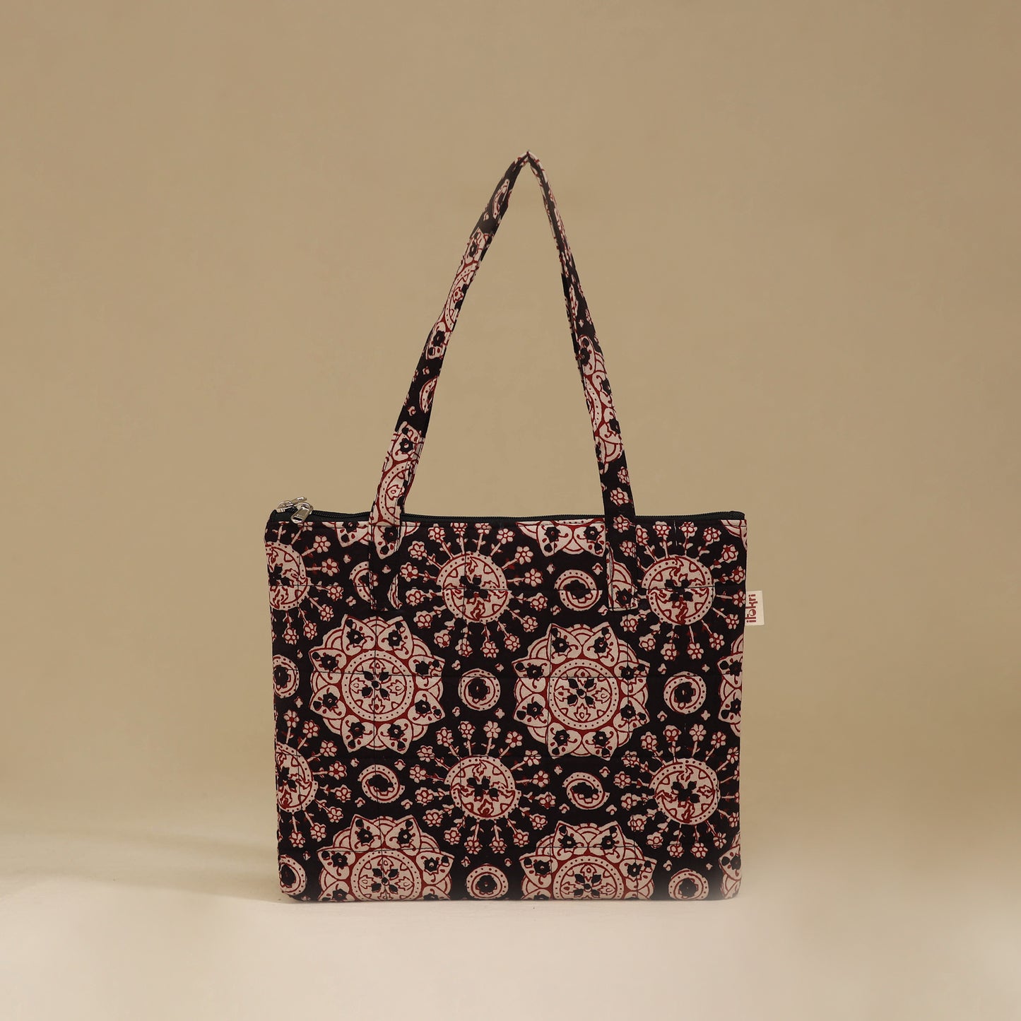Handcrafted Cotton Quilted Handbag 09