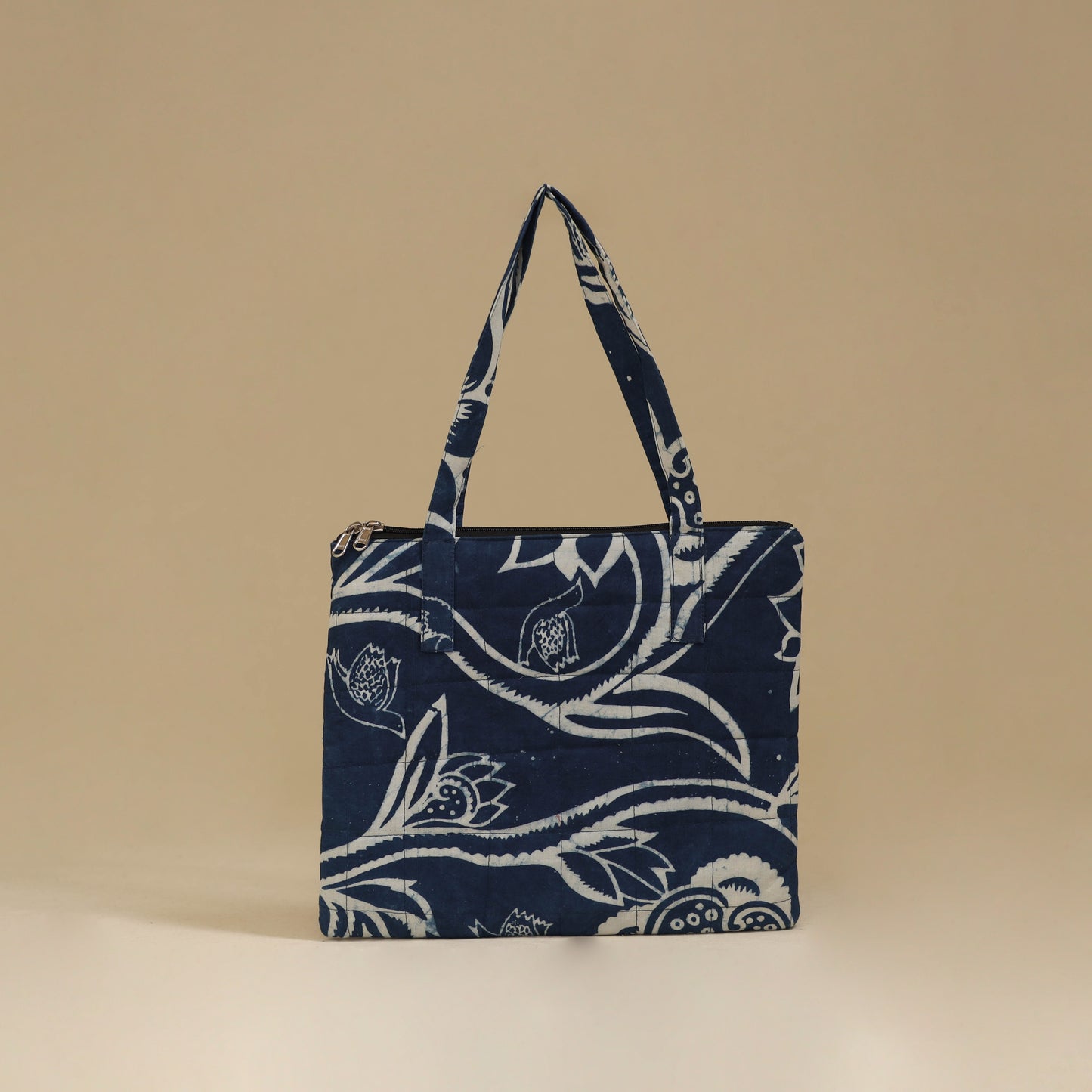 Handcrafted Cotton Quilted Handbag 23
