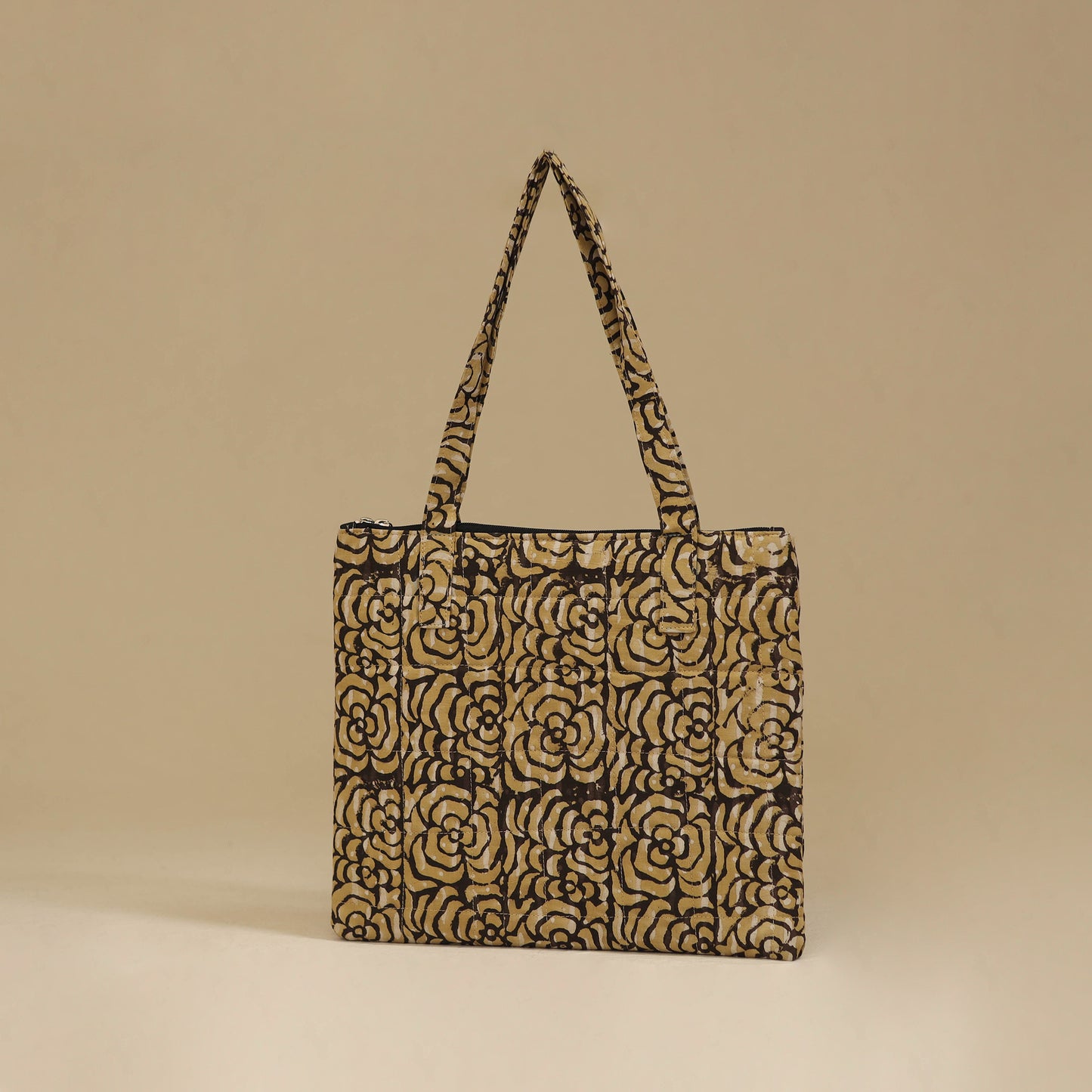 Handcrafted Cotton Quilted Handbag 24