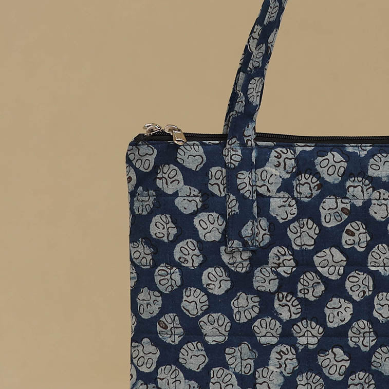 Handcrafted Cotton Quilted Handbag 26