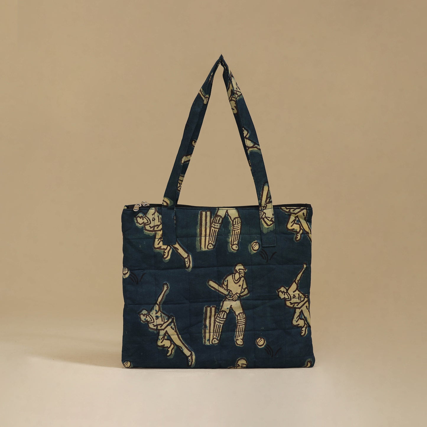Handcrafted Cotton Quilted Handbag 31