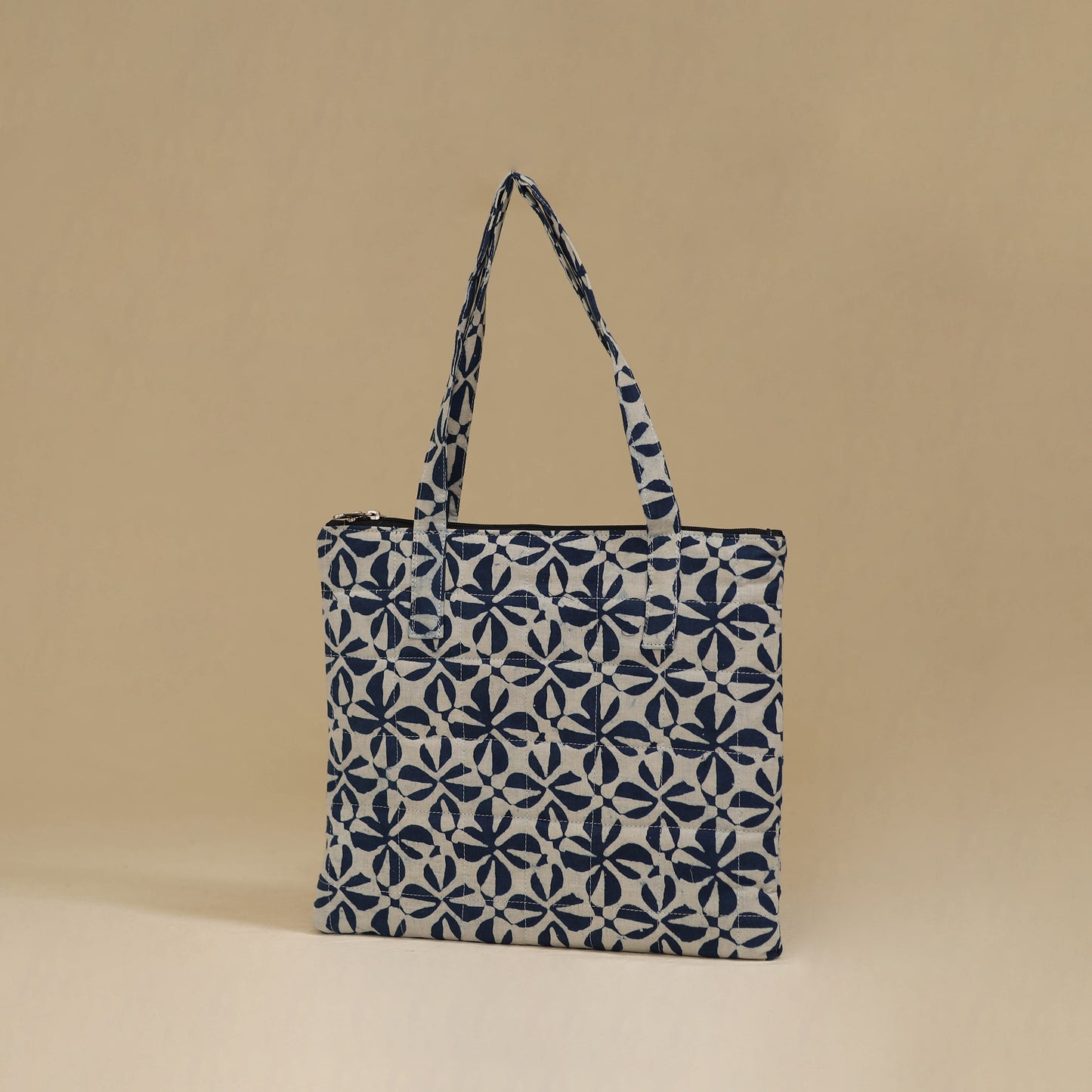 Handcrafted Cotton Quilted Handbag 34