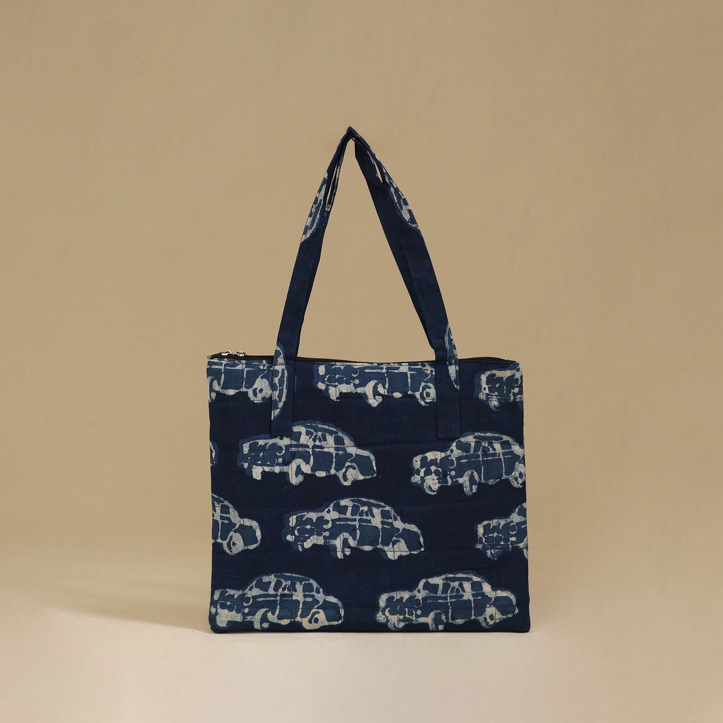 Handcrafted Cotton Quilted Handbag 37