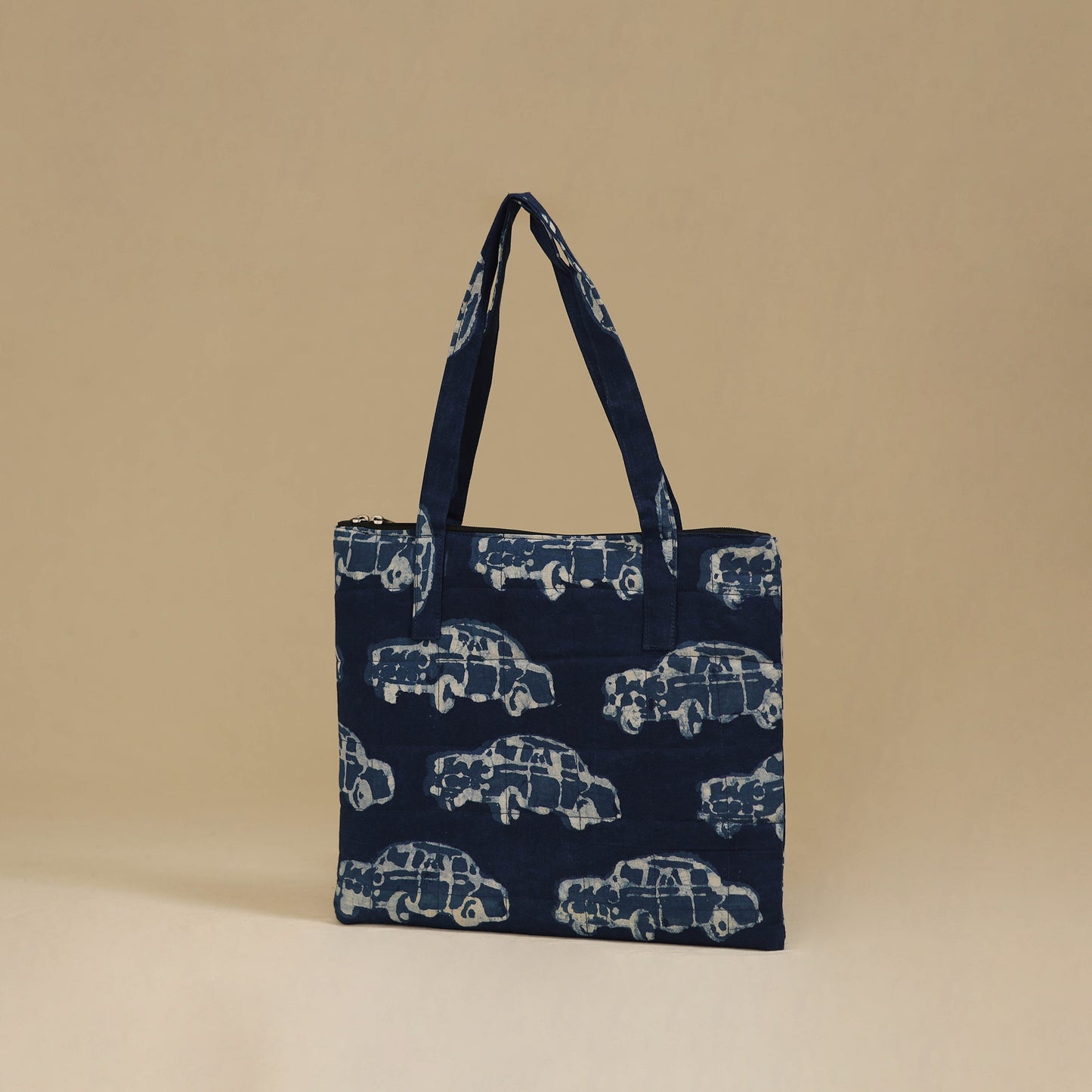 Handcrafted Cotton Quilted Handbag 37