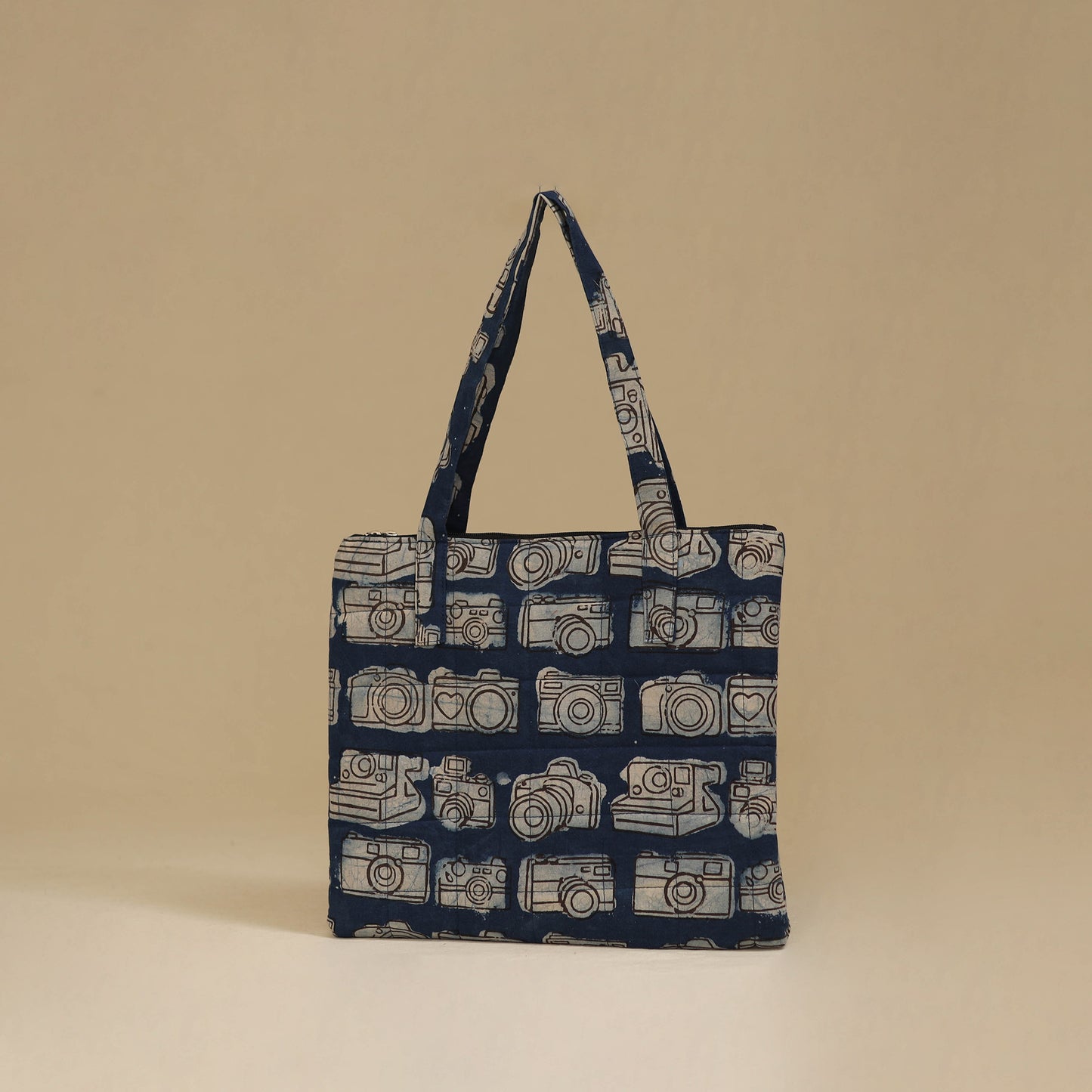 Handcrafted Cotton Quilted Handbag 35