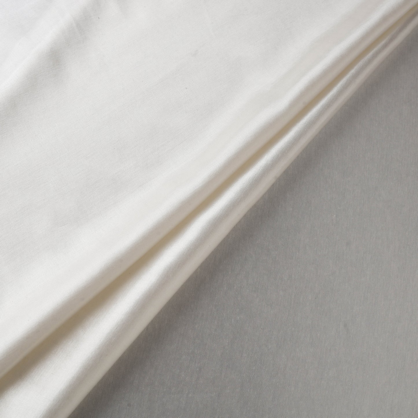 White - Pure Mashru Silk Plain Fabric (Width - 46 in) 19