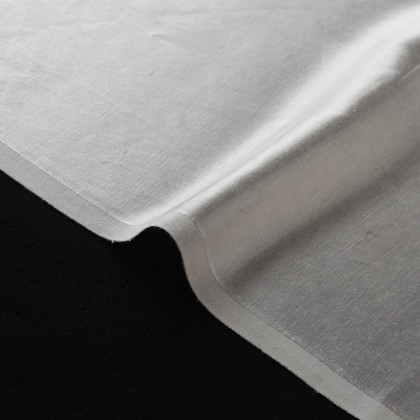 White - Pure Mashru Silk Plain Fabric (Width - 46 in) 19