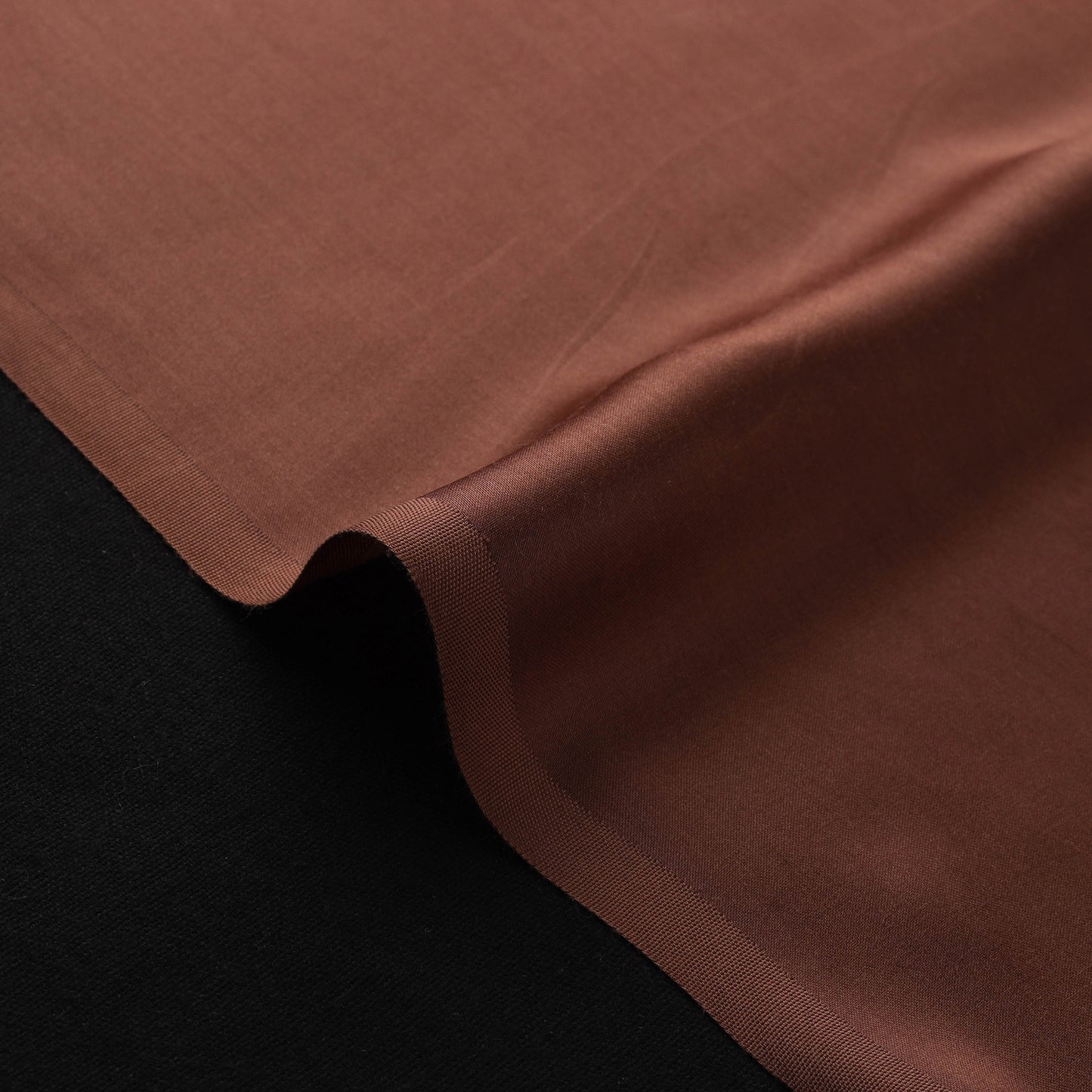 Brown - Modal Silk Plain Fabric 20