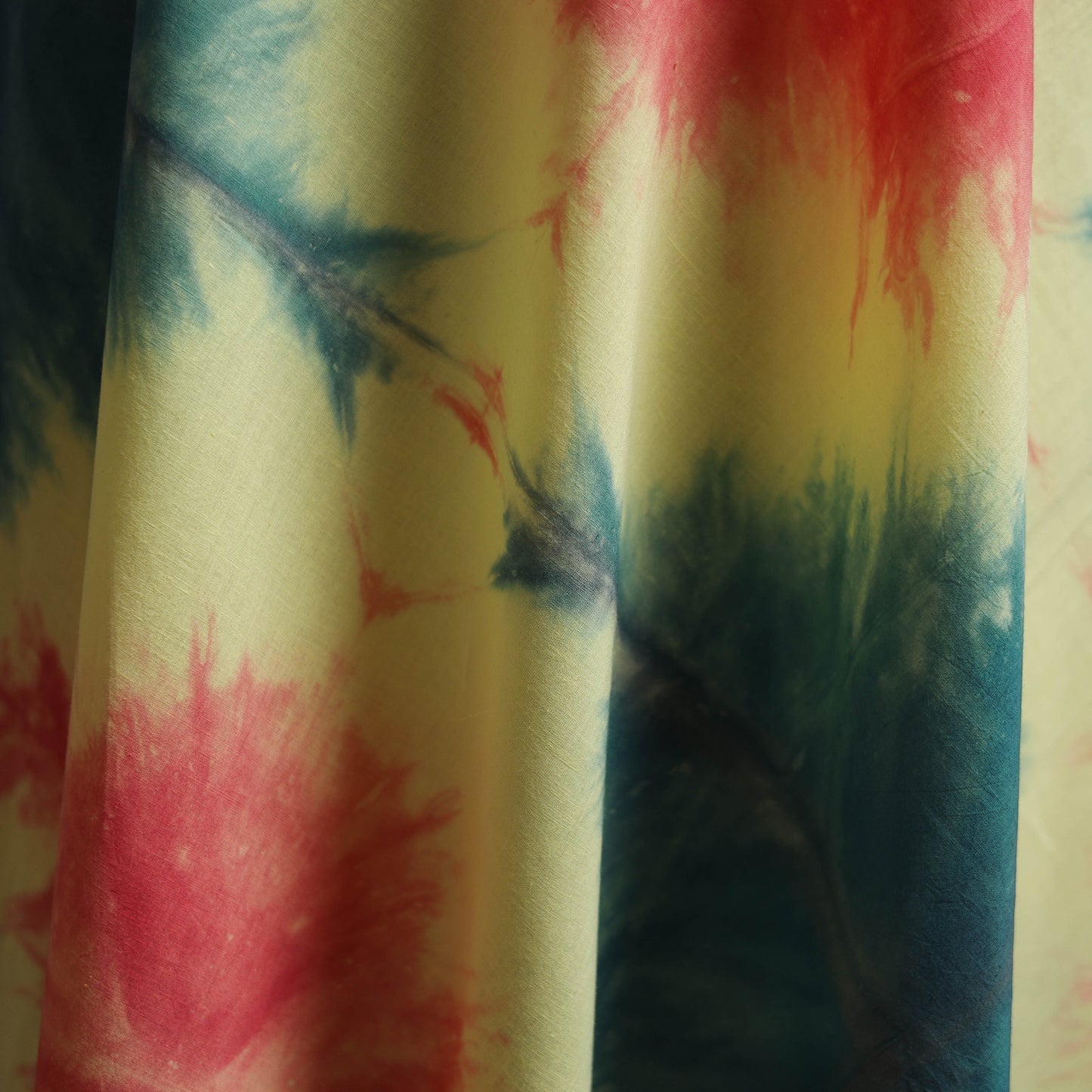 Multicolor - Shibori Tie-Dye Pure Mul Cotton Fabric 24