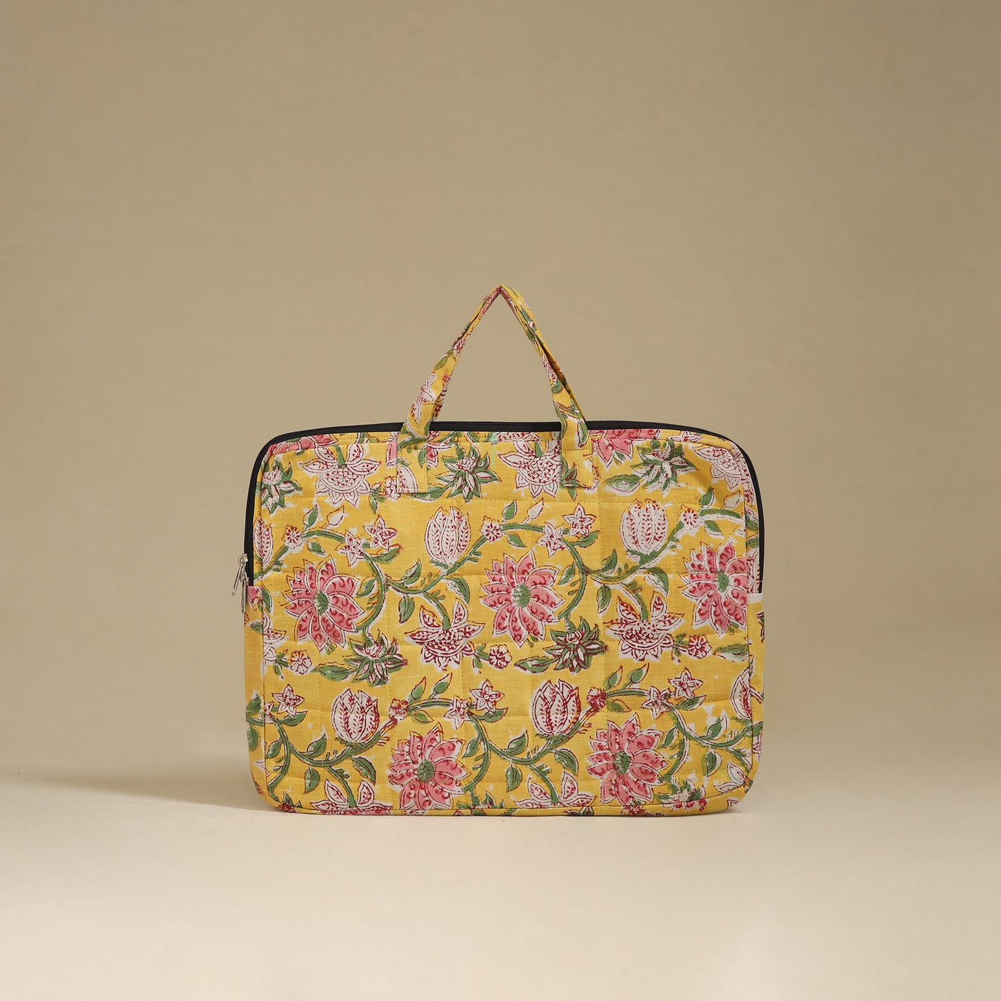 Handcrafted Quilted Laptop Bag 19