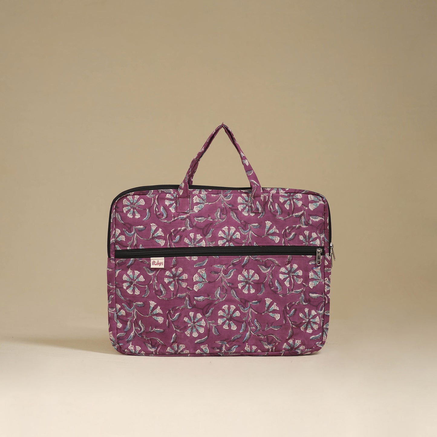 Handcrafted Quilted Laptop Bag 25