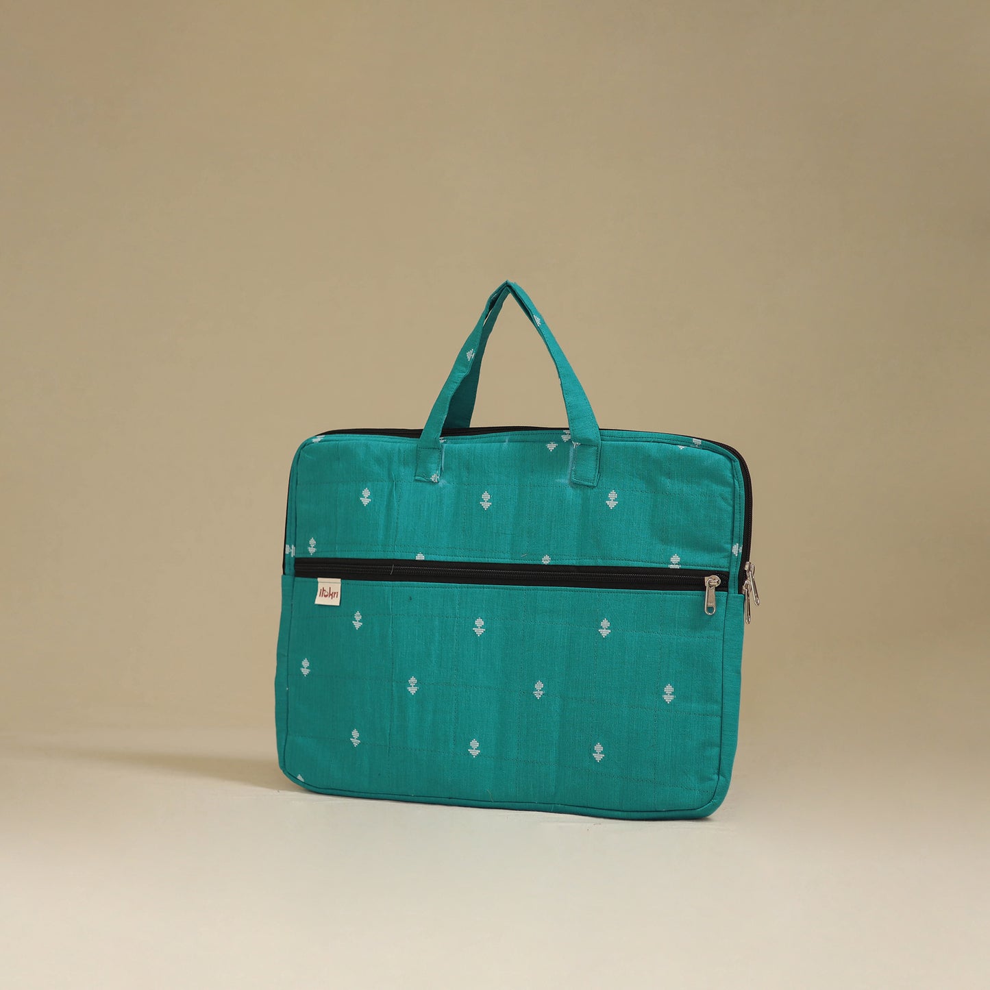 Handcrafted Quilted Laptop Bag 11