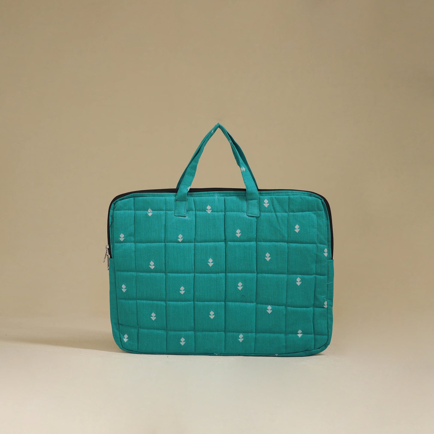 Handcrafted Quilted Laptop Bag 11