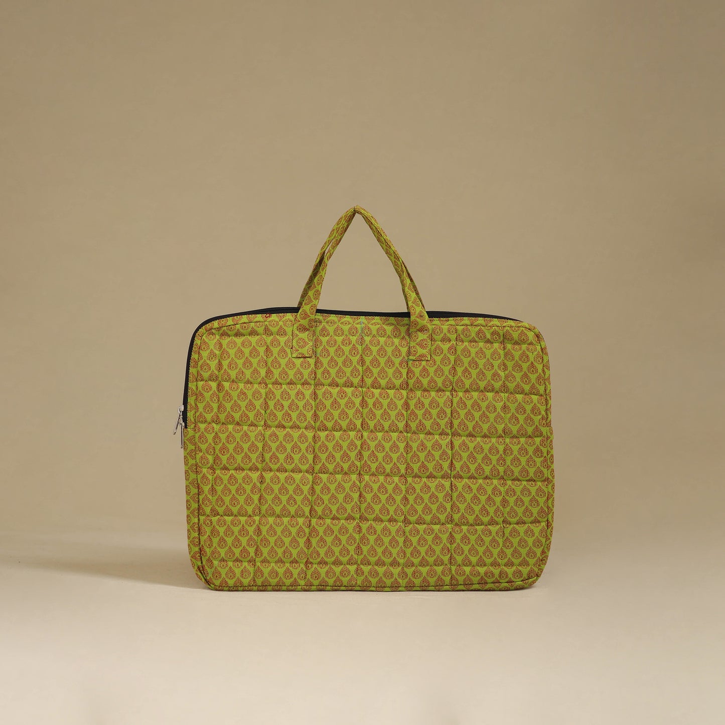 Handcrafted Quilted Laptop Bag 19