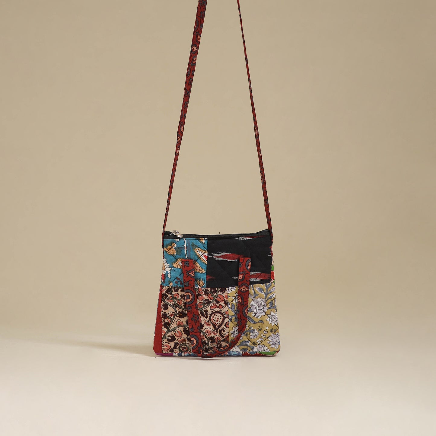 Handmade Quilted Patchwork Sling Bag 07