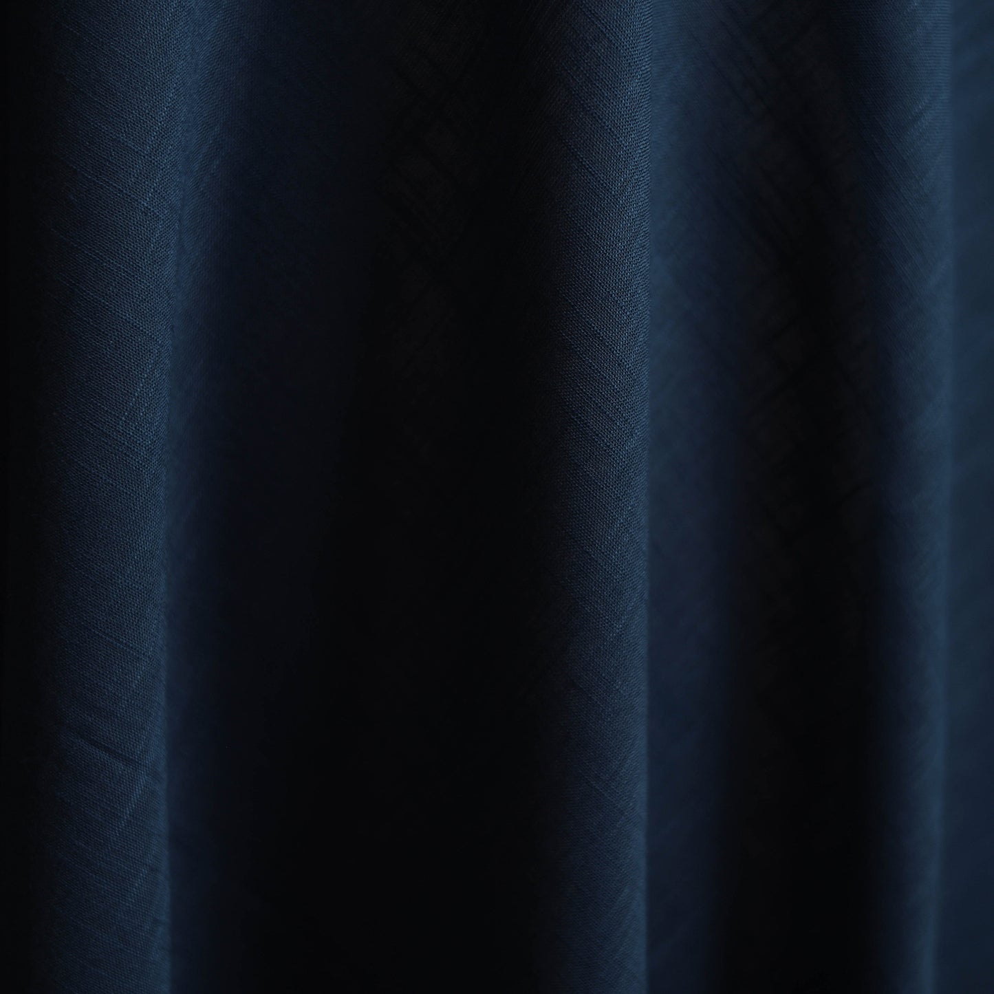 Blue - Prewashed Slub Cotton Plain Fabric 47