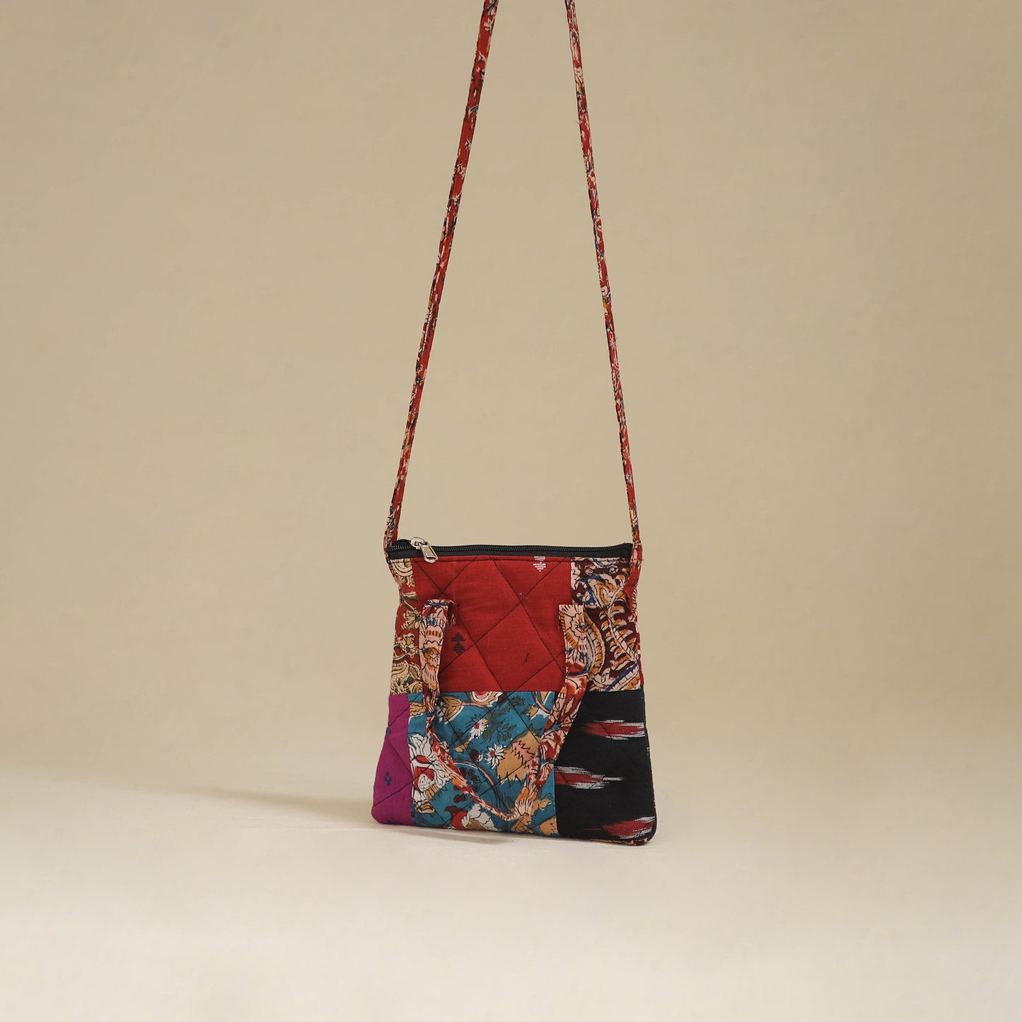 Handmade Quilted Patchwork Sling Bag 19