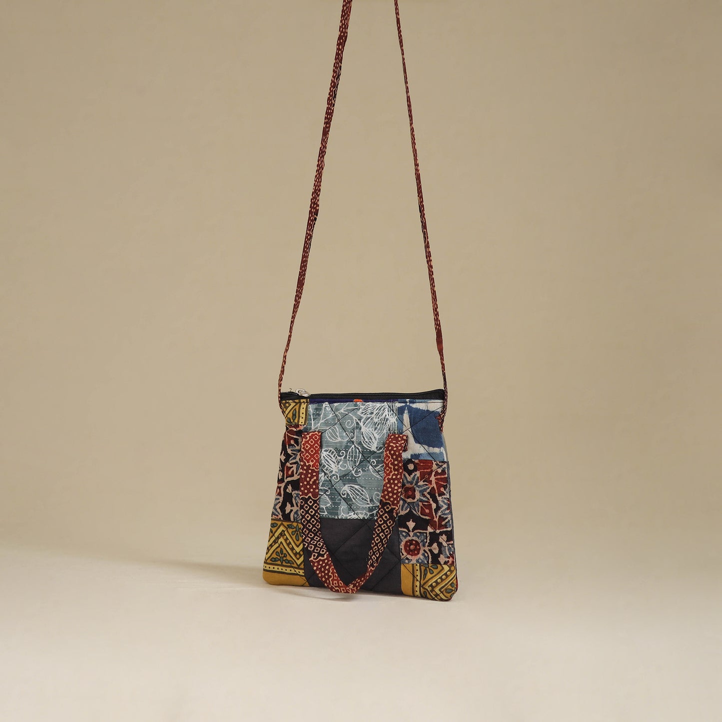 Handmade Quilted Patchwork Sling Bag 20