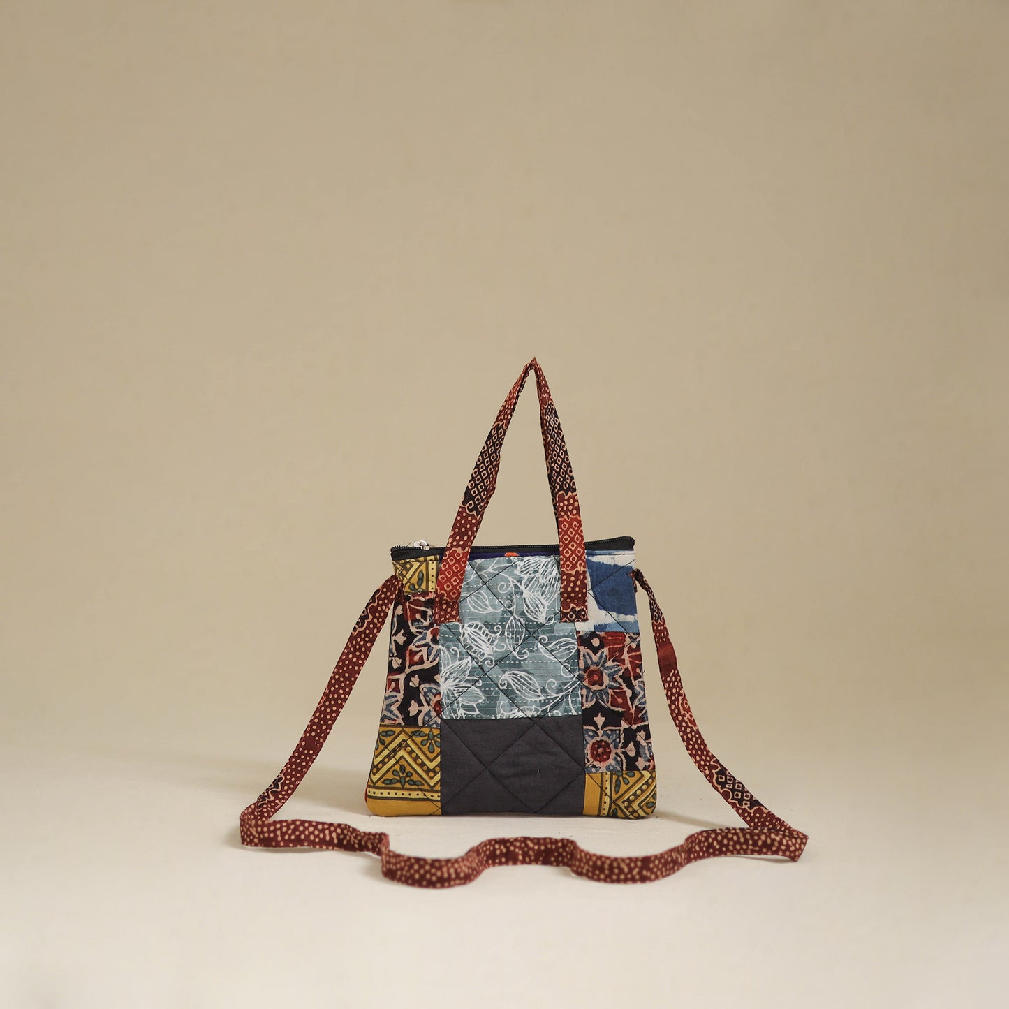 Handmade Quilted Patchwork Sling Bag 20