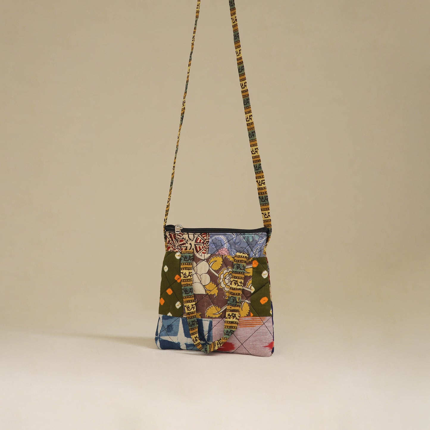Handmade Quilted Patchwork Sling Bag 21