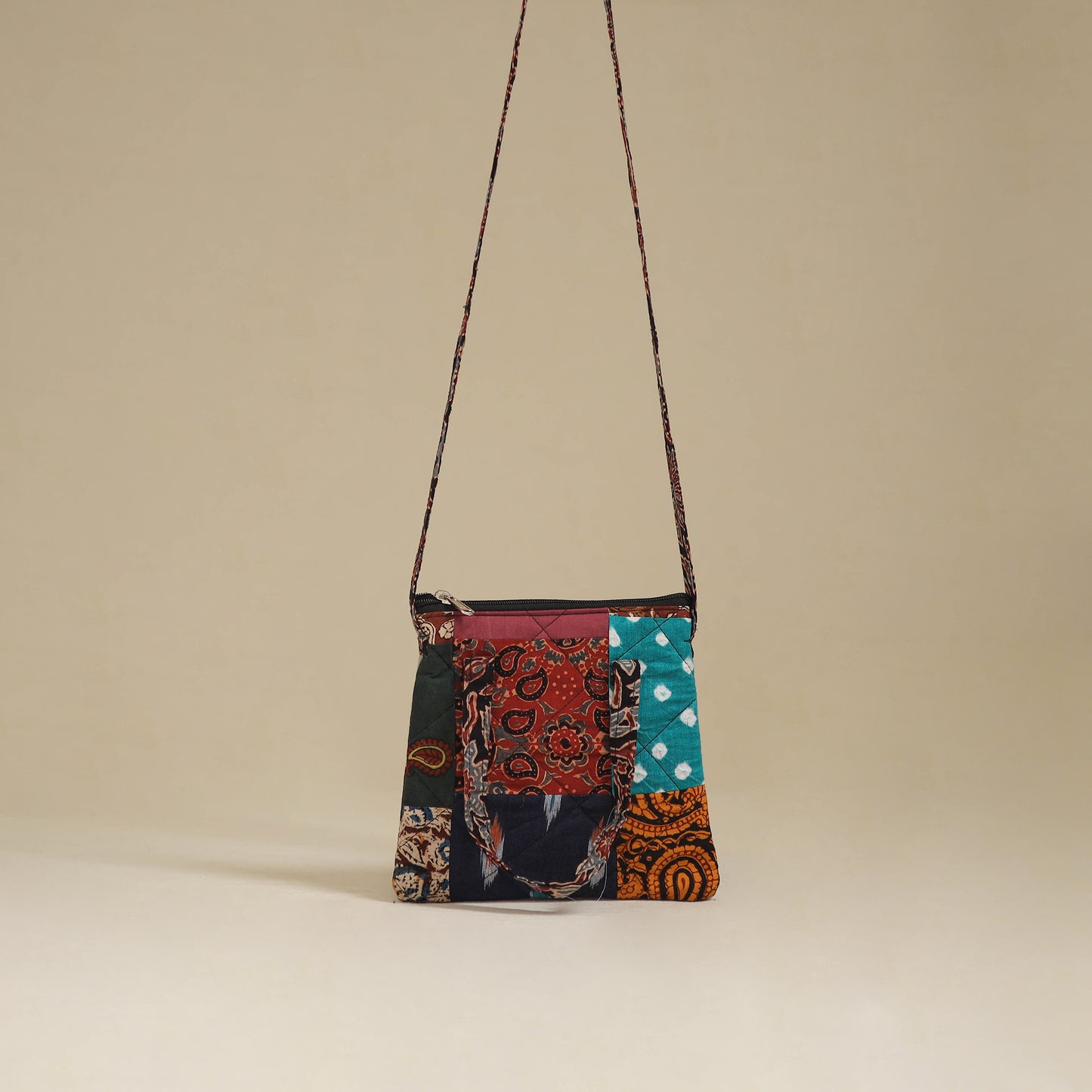 Handmade Quilted Patchwork Sling Bag 25