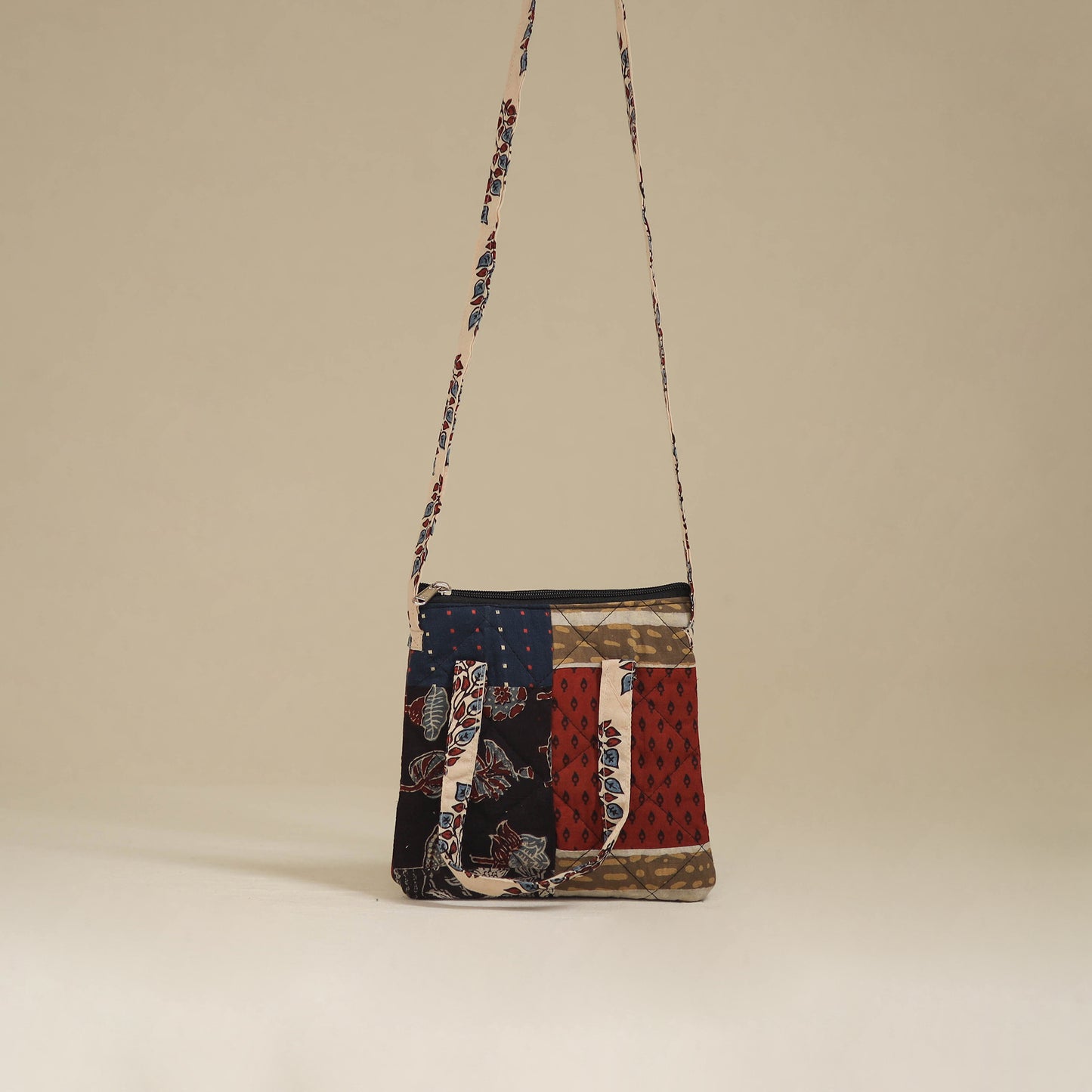 Handmade Quilted Patchwork Sling Bag 28