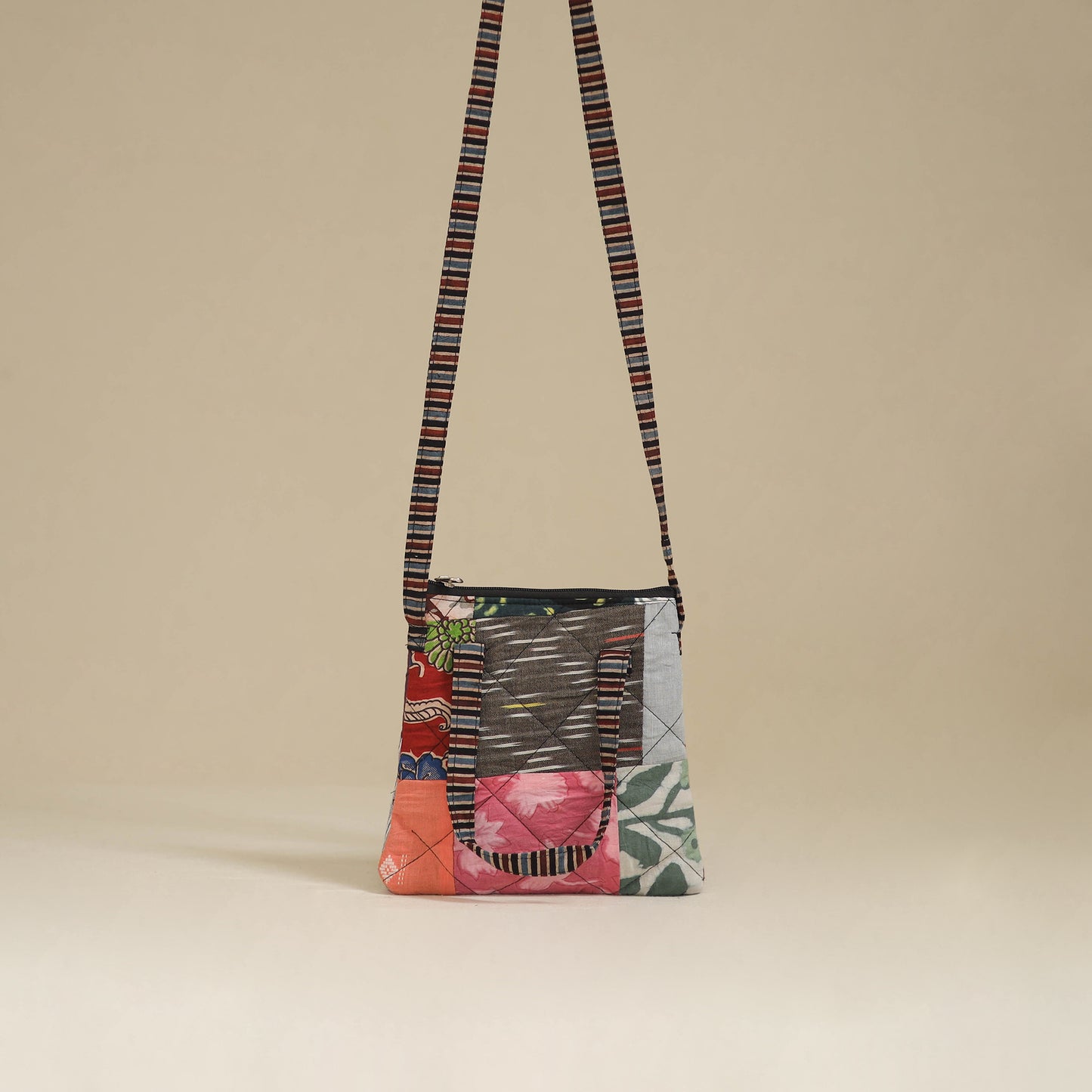 Handmade Quilted Patchwork Sling Bag 30