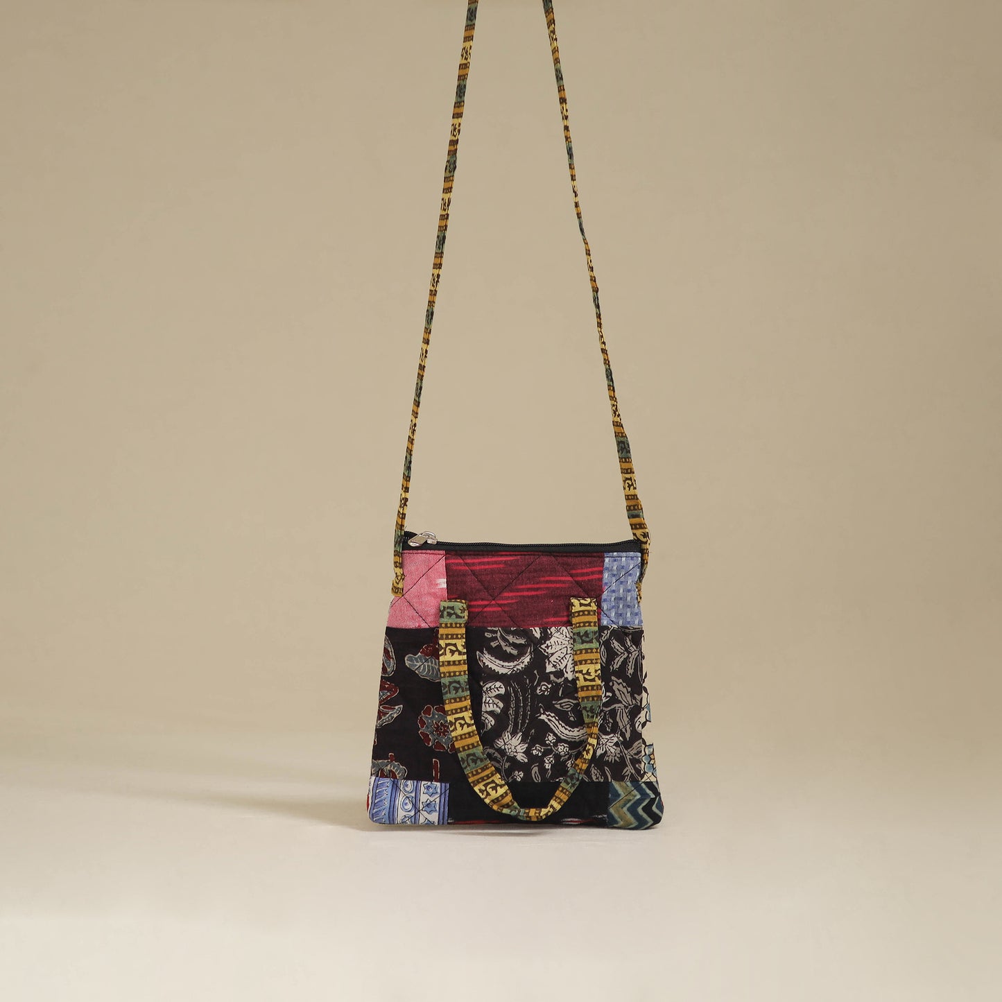Handmade Quilted Patchwork Sling Bag 36