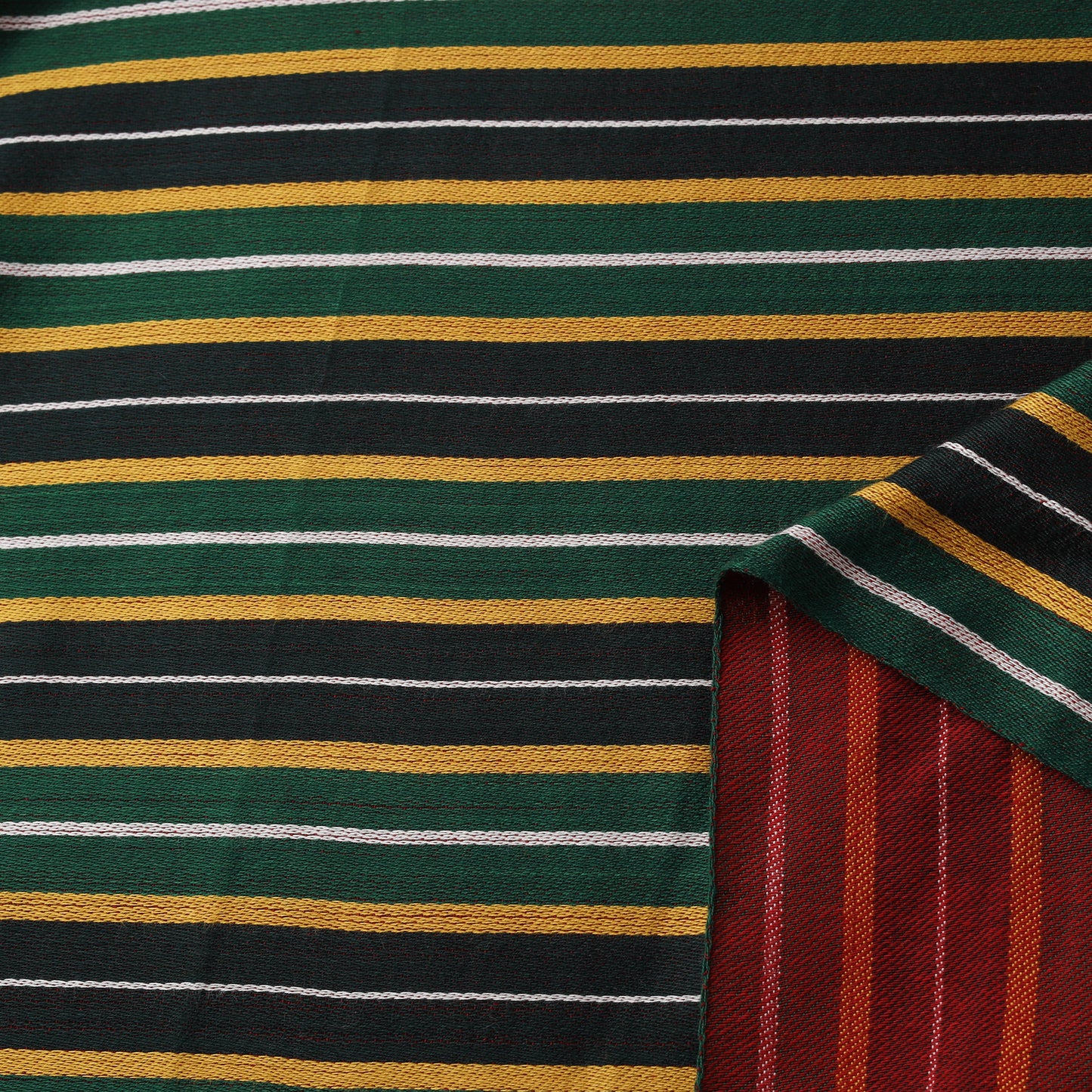 Pure Handloom Silk Cotton Mashru Fabric (Width - 22 in) 01