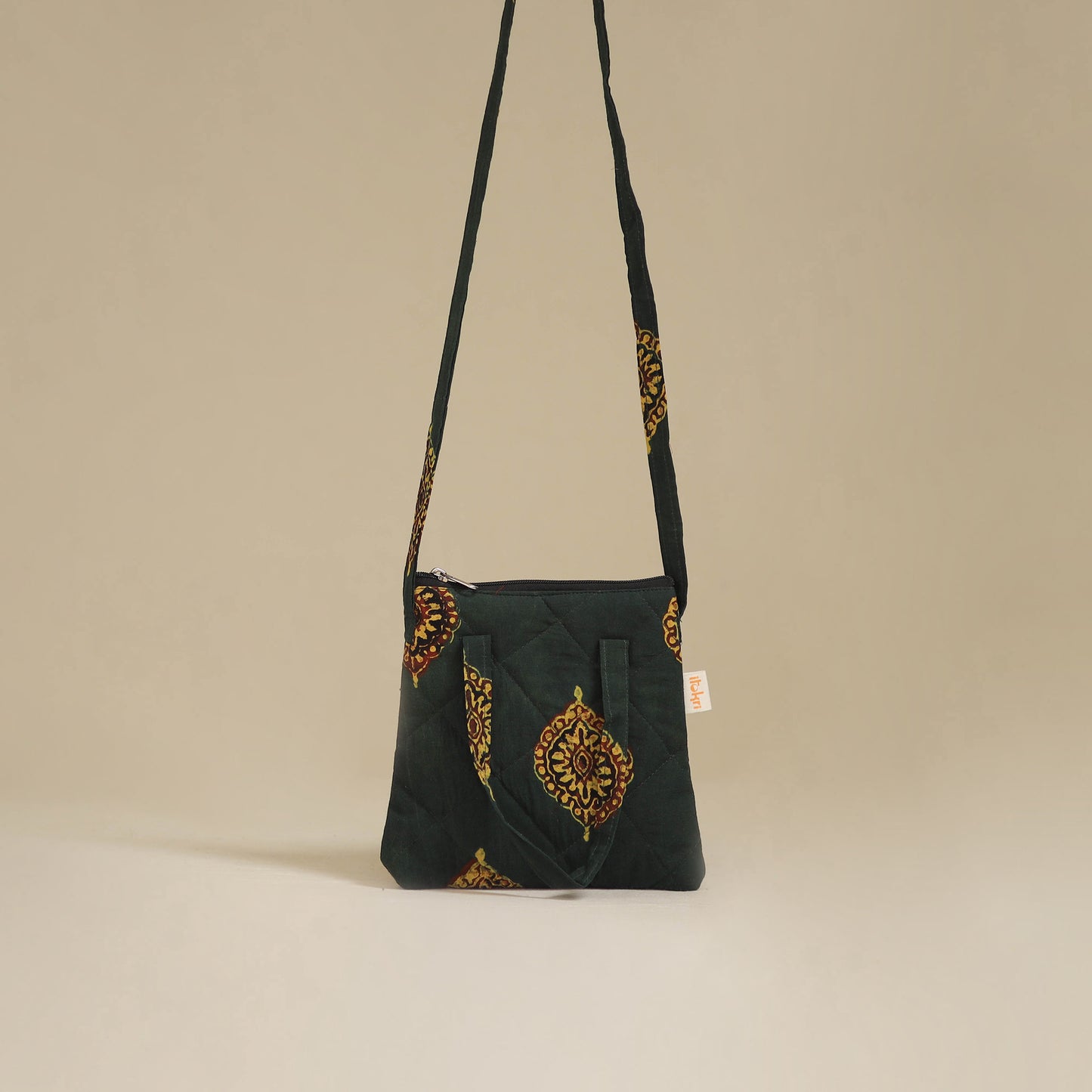 Handcrafted Quilted Sling Bag 79