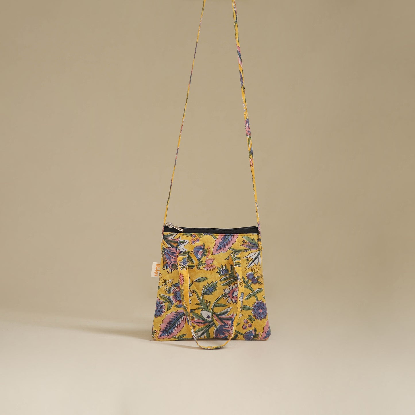 Handcrafted Quilted Sling Bag 81