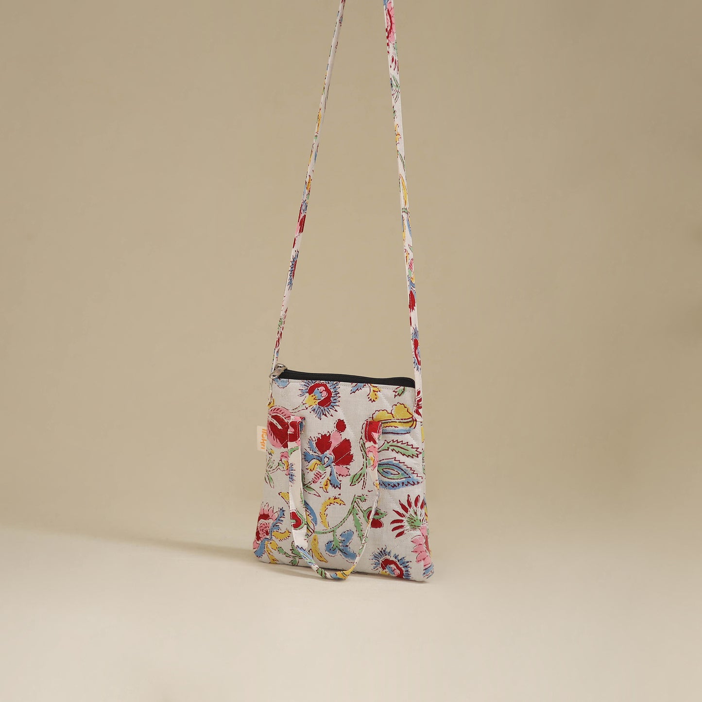Handcrafted Quilted Sling Bag 82