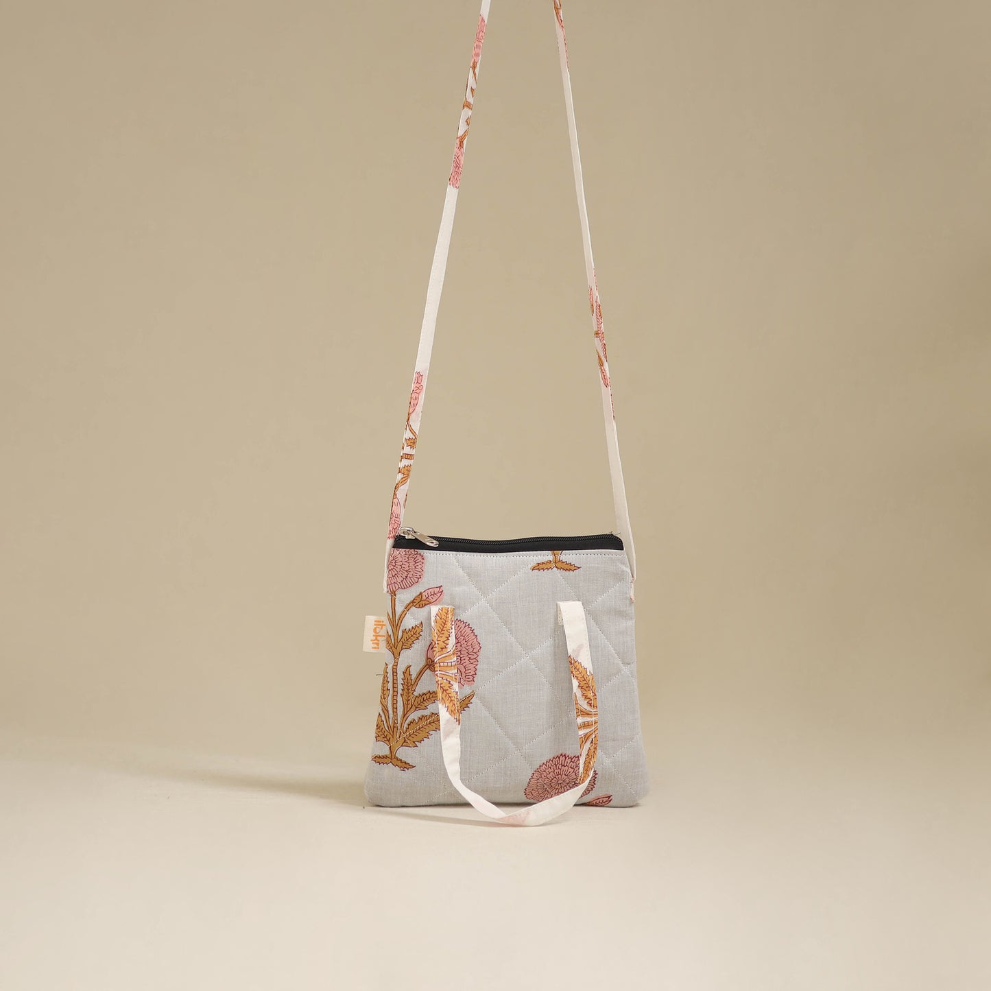 Handcrafted Quilted Sling Bag 84
