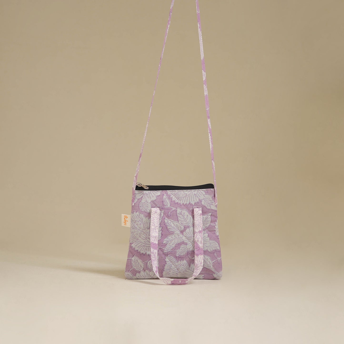 Handcrafted Quilted Sling Bag 85