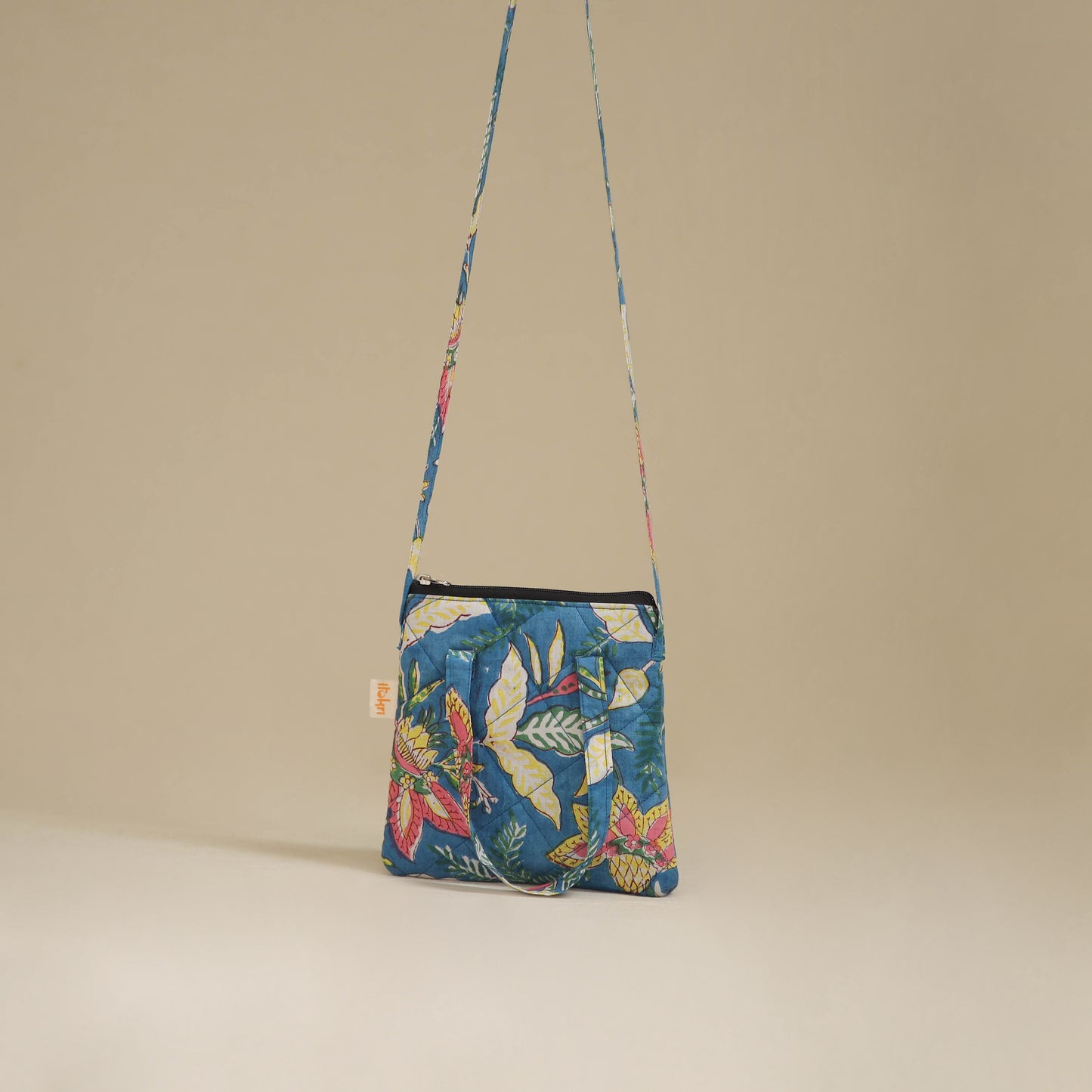 Handcrafted Quilted Sling Bag 87