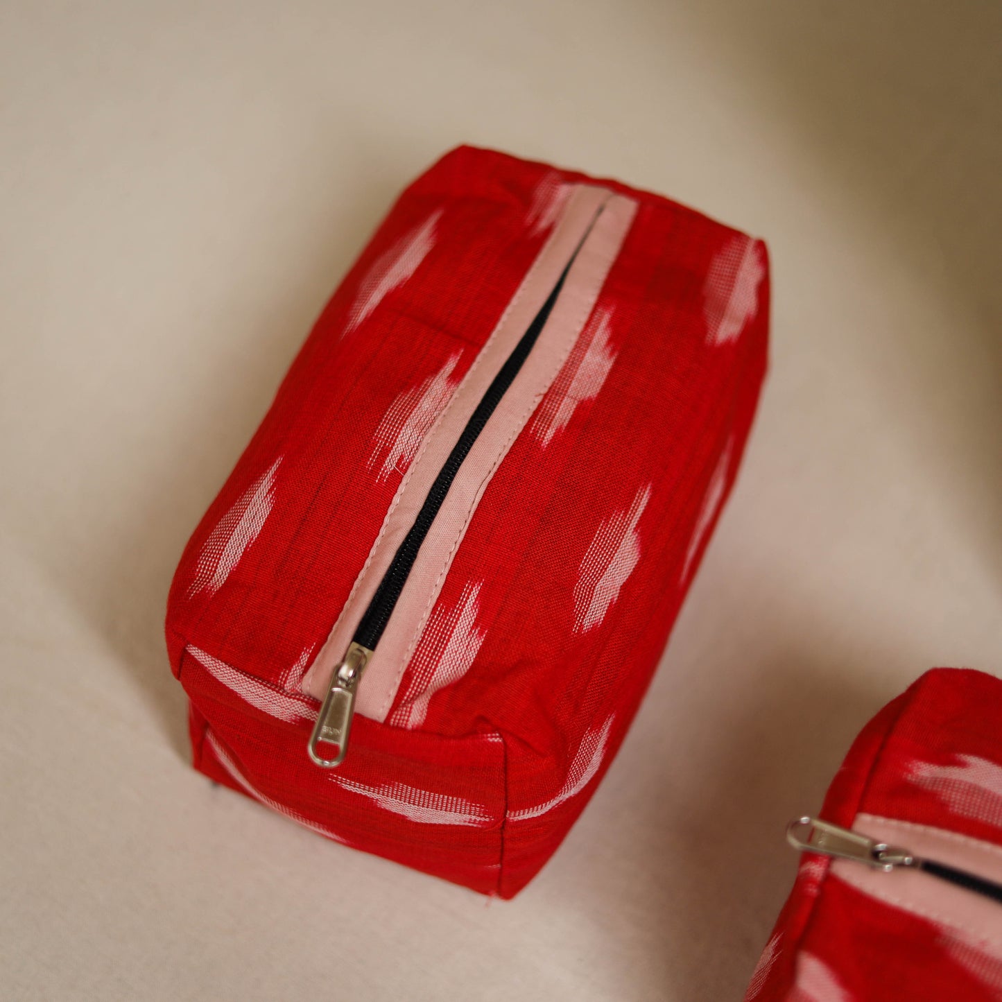 Handcrafted Fabric Toiletry Bags (Set of 3) 08