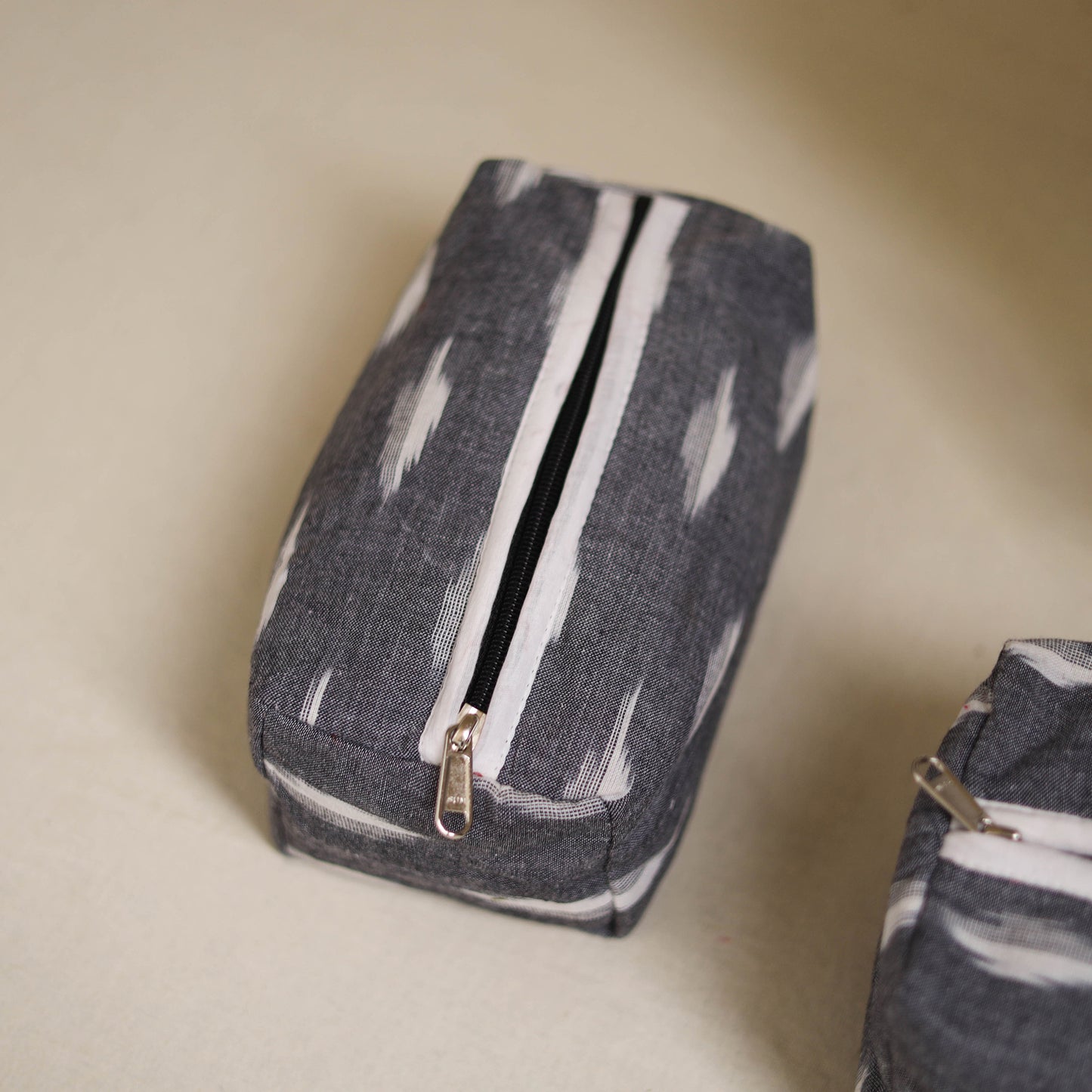 Handcrafted Fabric Toiletry Bags (Set of 3) 17
