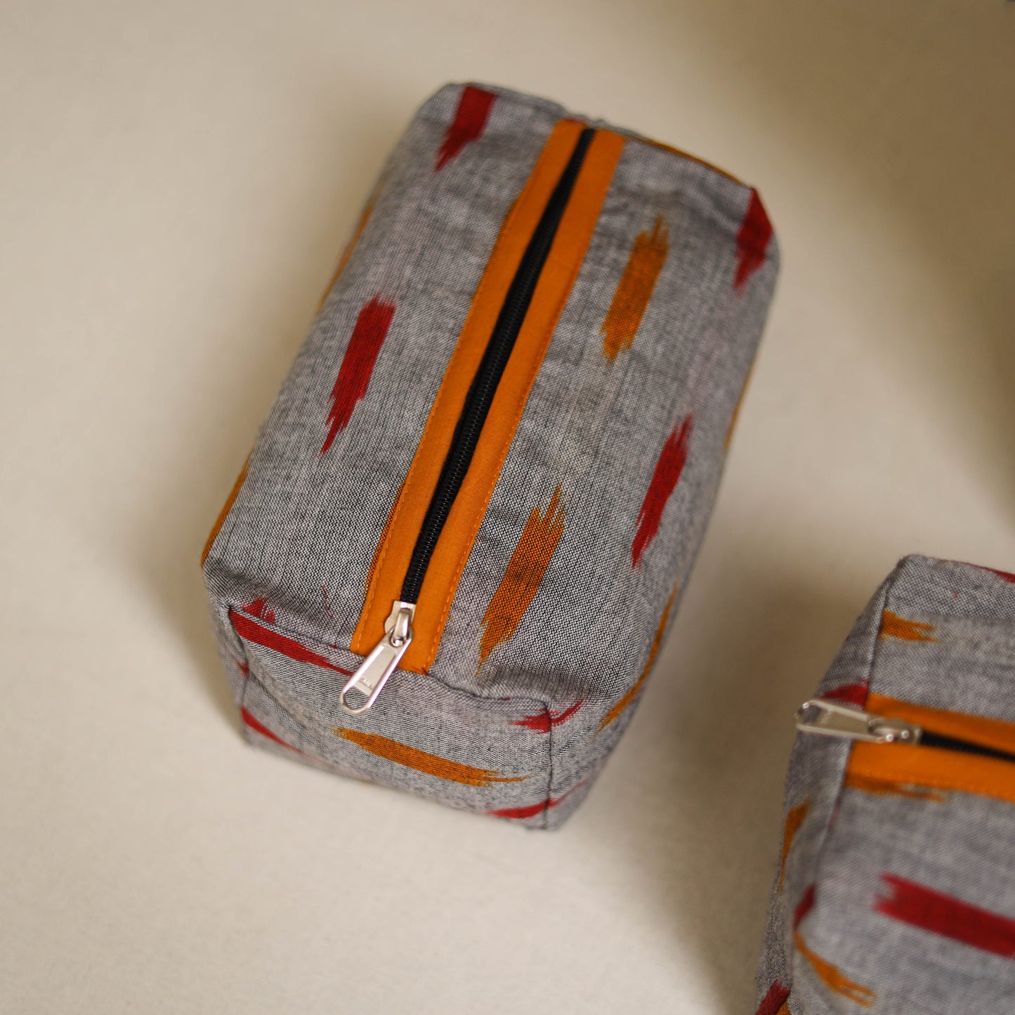 Handcrafted Fabric Toiletry Bags (Set of 3) 28