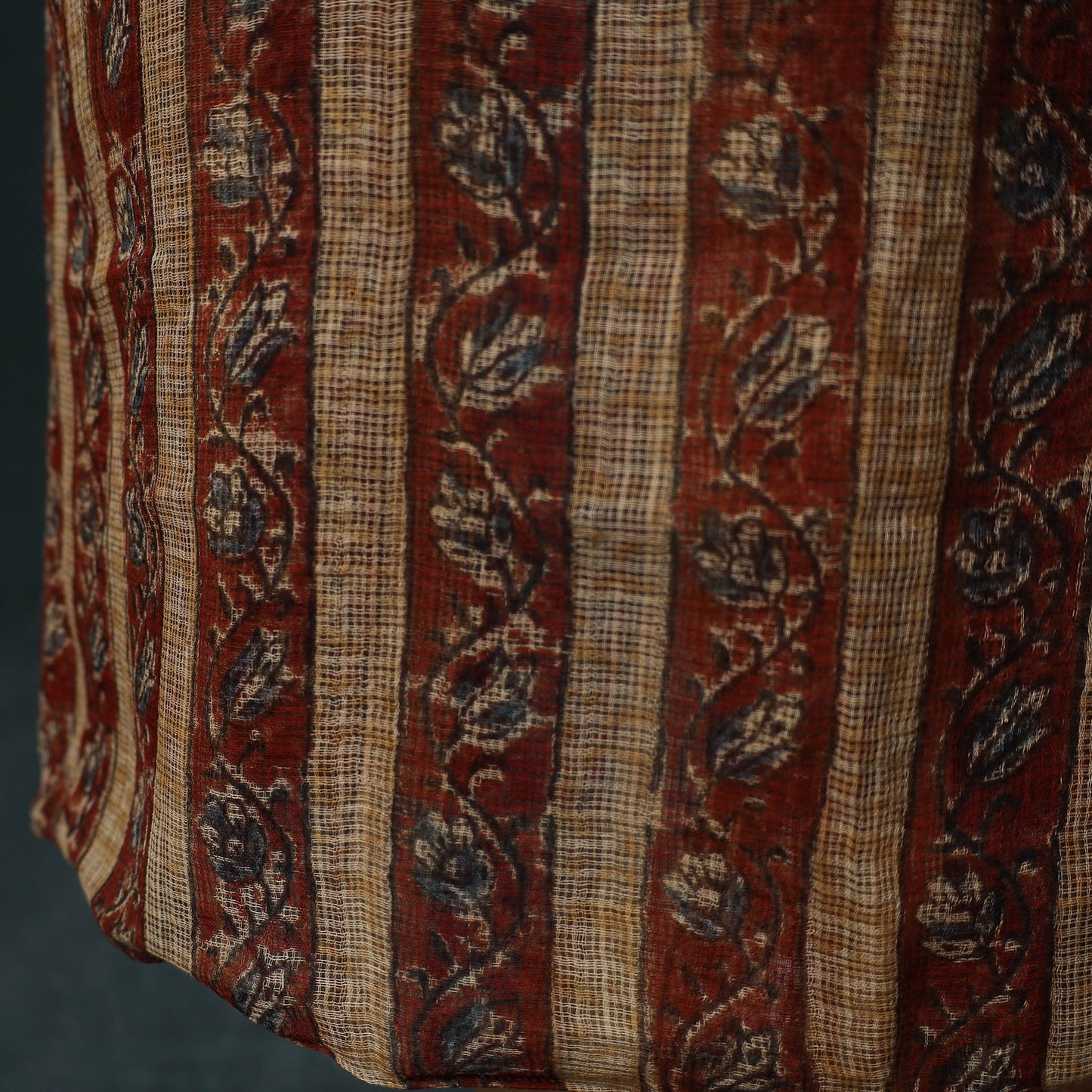 Pedana Kalamkari Block Print Kota Doria Cotton 2pc Unstitched Dress Material Kurta Set 41 -1 41