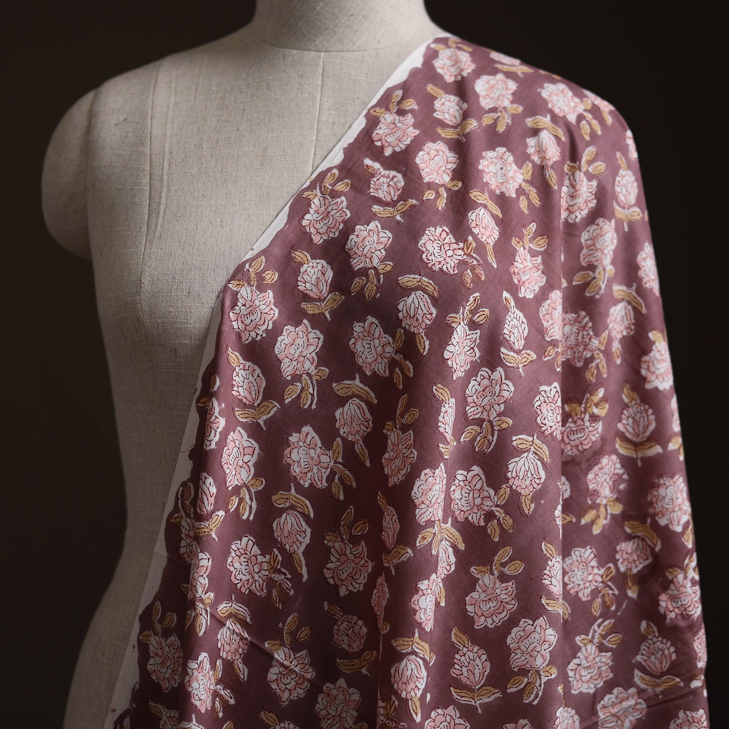 Sanganeri Hand Block Print Cotton Fabric 02