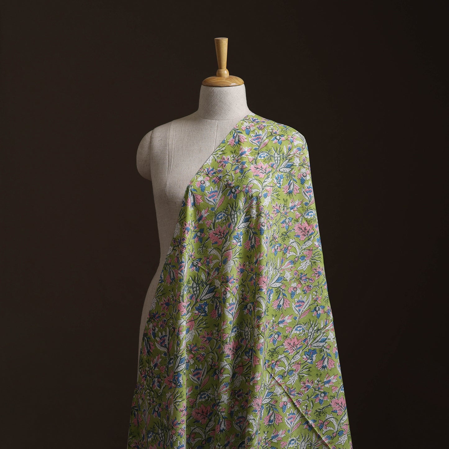 Sanganeri Hand Block Print Cotton Fabric 05