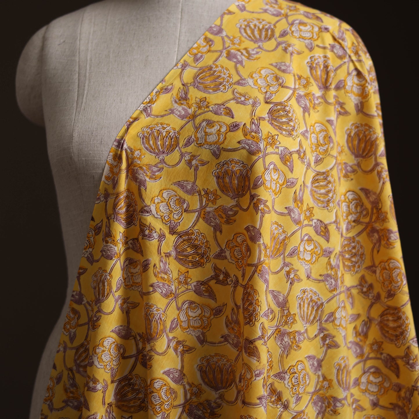 Sanganeri Hand Block Print Cotton Fabric 07