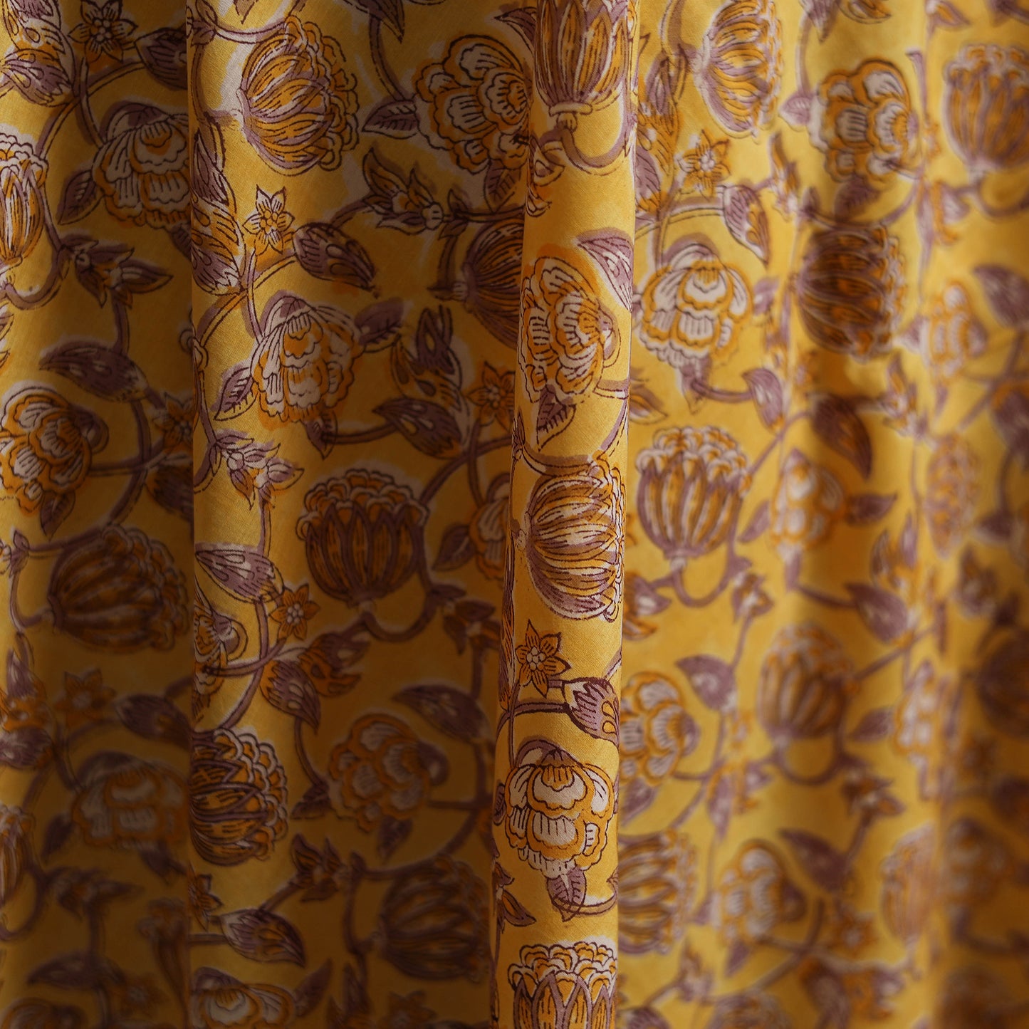 Sanganeri Hand Block Print Cotton Fabric 07