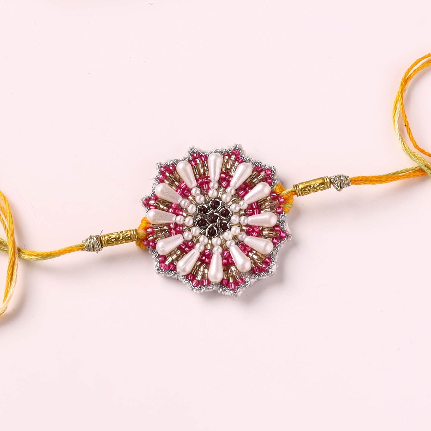 Flower - Handmade Beadwork Rakhi by Jugni 21